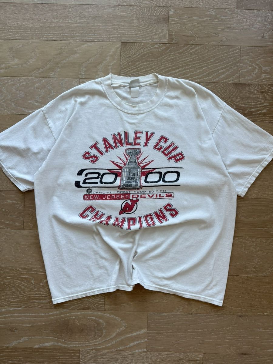 NHL Vintage 2001 New Jersey Devils NHL Stanley Cup Champions Size US XXL / EU 58 / 5 - 1 Thumbnail