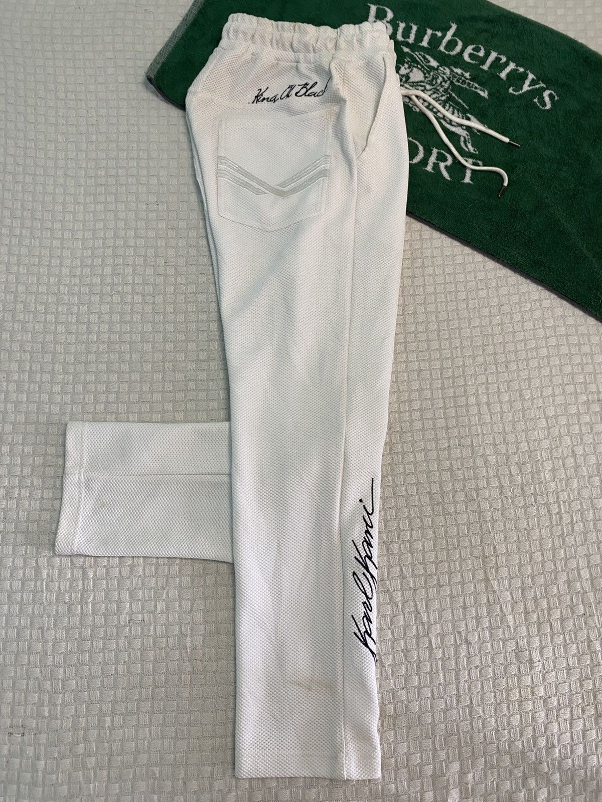Karl Kani 💥 VINTAGE KARL KANI 90S TRACK PANTS Y2K Size US 26 / EU 42 - 2 Thumbnail