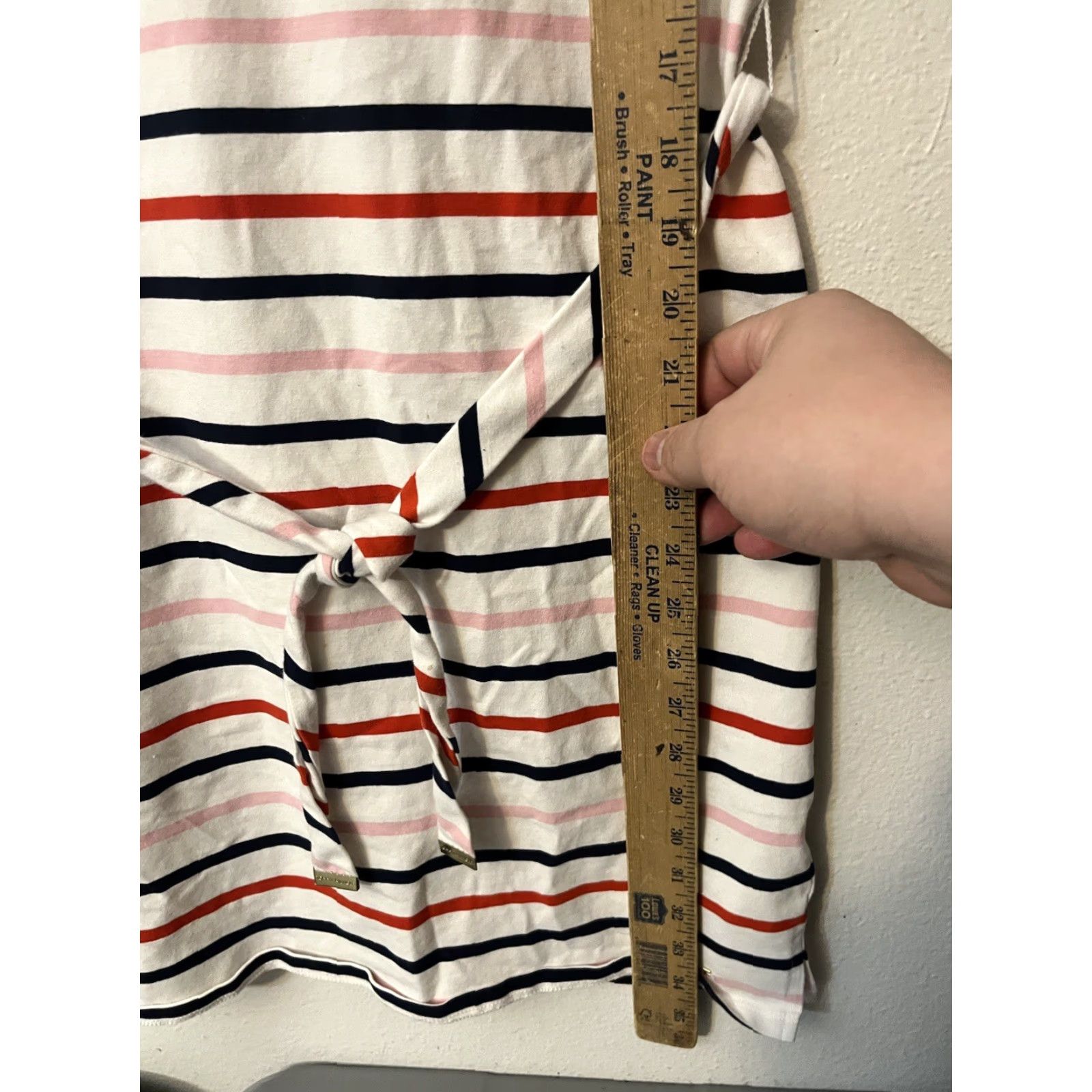 Tommy Hilfiger tommy hilfiger Short Dress Women XS Multicolor Belted A-Line Knee Length Dress Womens XS Multicolor Belted Tommy Hilfiger Dress Size 26" / US 2 / IT 38 - 6 Thumbnail