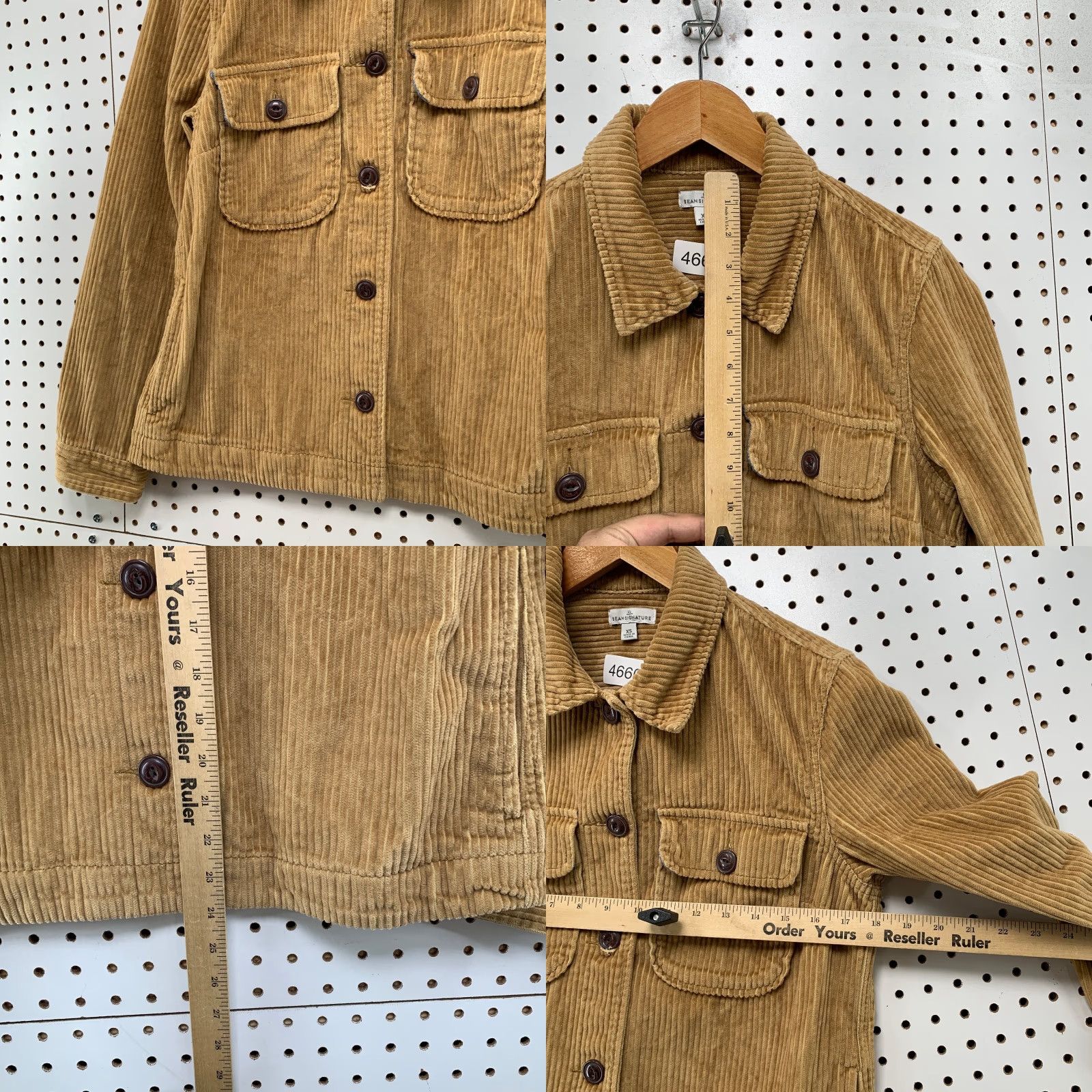 Vintage VINTAGE LL Bean Signature Corduroy Shirt Jacket Womens XS Brown 100% Cotton Shacket Size XS / US 0-2 / IT 36-38 - 8 Thumbnail