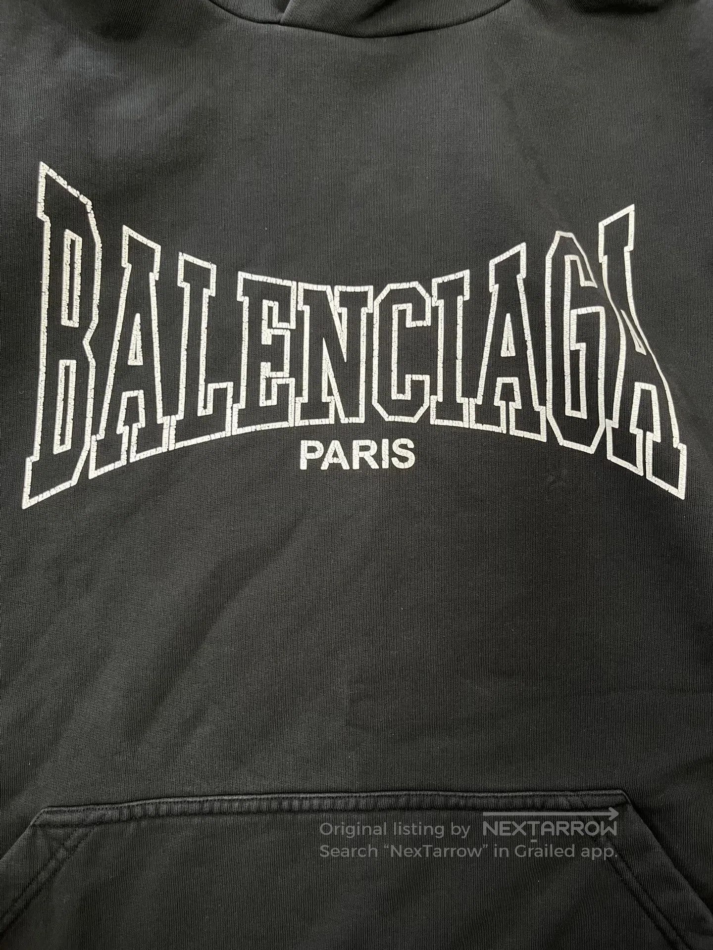 Balenciaga Balenciaga Logo Print Oversized Men's Hoodie. Size US M / EU 48-50 / 2 - 3 Thumbnail