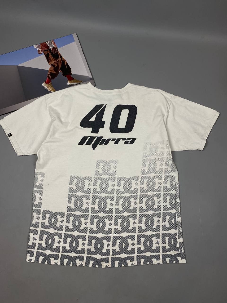 DC DC Shoes Dave Mirra Monster Energy White T-Shirt XL Size US XL / EU 56 / 4 - 5 Thumbnail