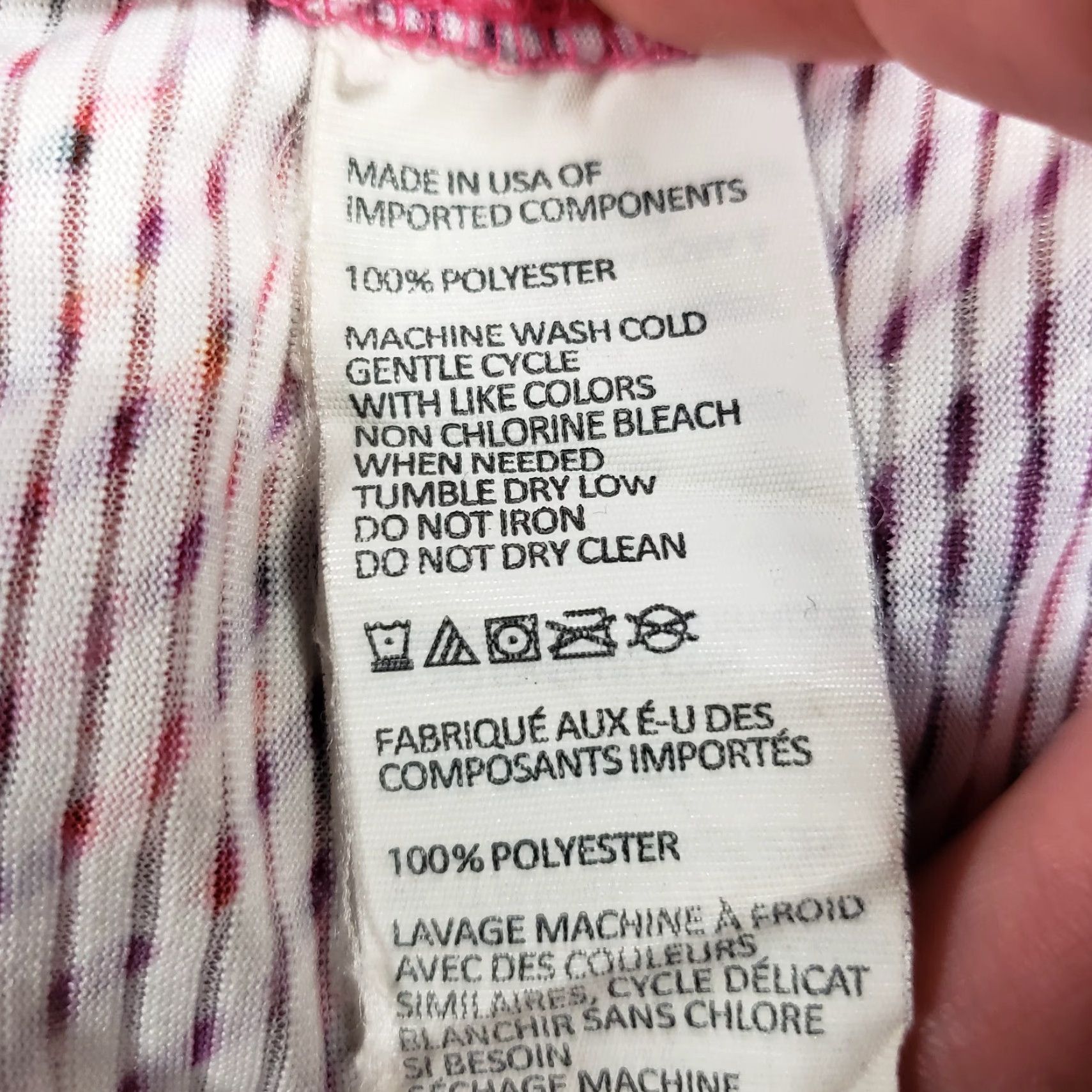 Prana Prana Womens Tank Sz S Cosmo Pink Paradise Striped Scoop Neck Activewear Shirt Womens Size ONE SIZE - 5 Thumbnail