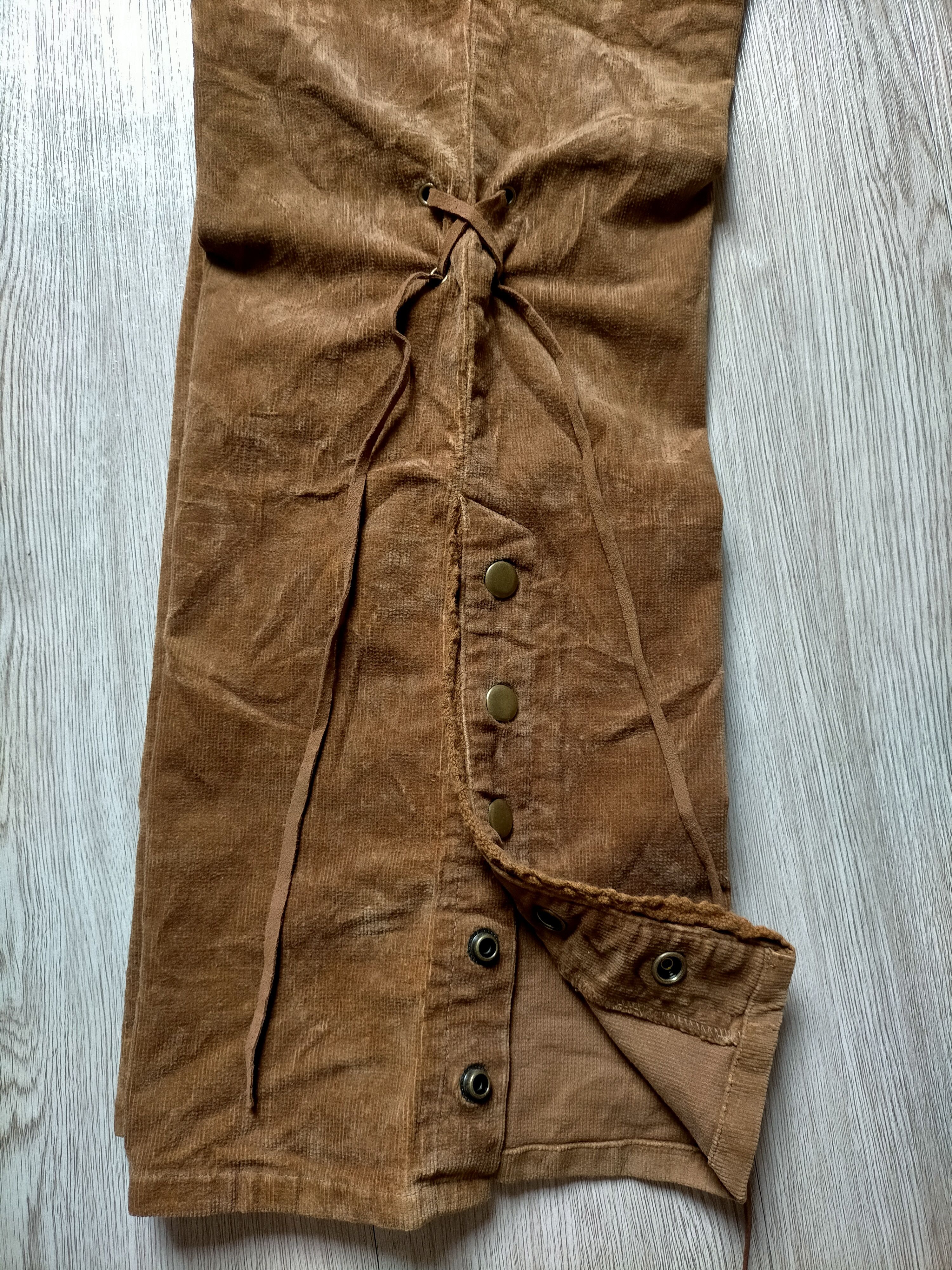 Hysteric Glamour Livre Claire Flare Coudroy Punk style Pants Size US 35 - 14 Thumbnail