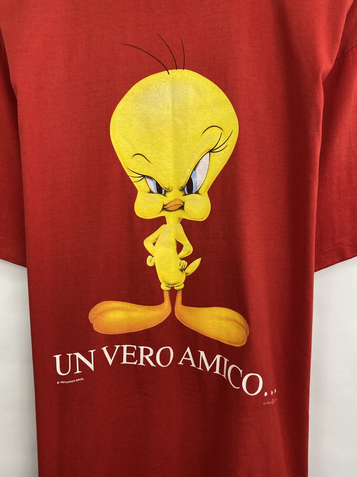 Cartoon Network 🇮🇹 Vintage 1999 Tweety and Sylvester t-shirt rare retro hype Size US L / EU 52-54 / 3 - 4 Thumbnail