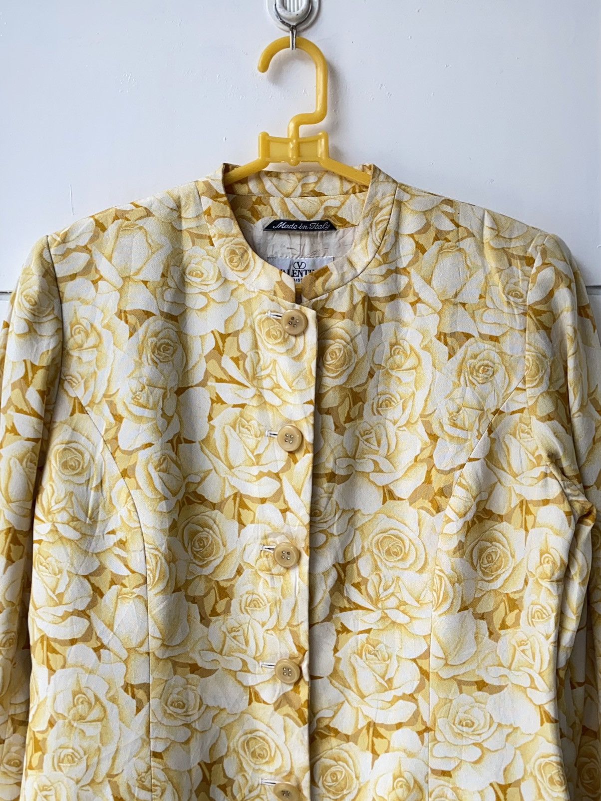 Valentino VALENTINO MISS V Yellow Flower Blazers Size 50L - 9 Thumbnail
