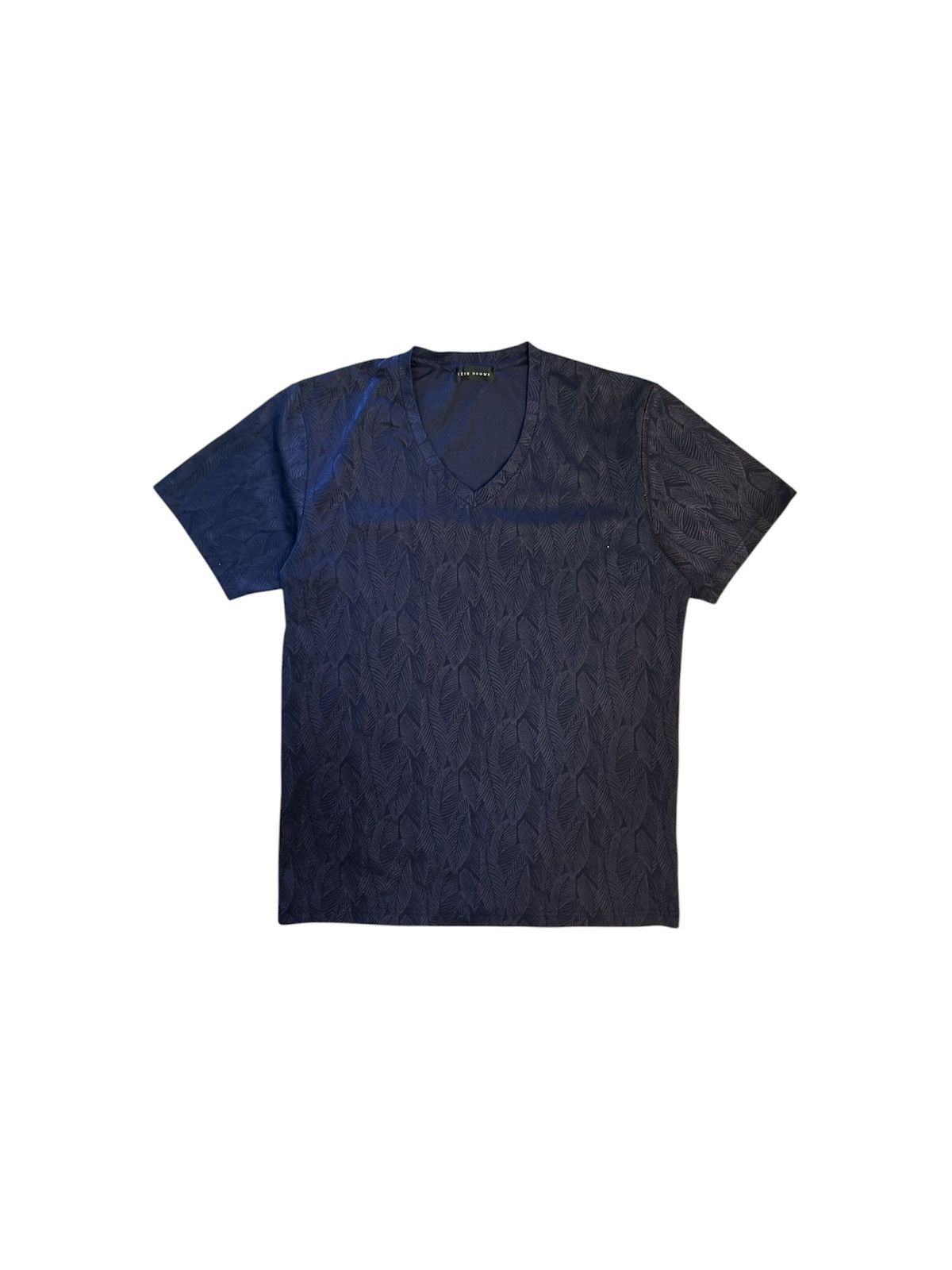 Tete Homme Tête Homme Japan Archive Textured Jacquard V-neck Tee Size US L / EU 52-54 / 3 - 1 Thumbnail