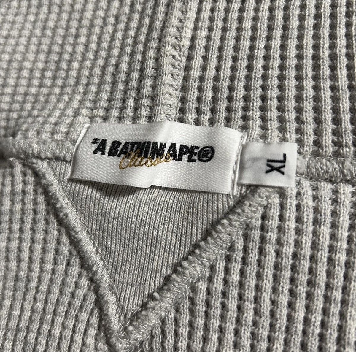 Bape A Bathing Ape Classics Waffle Zip Hoodie Size US XL / EU 56 / 4 - 2 Thumbnail