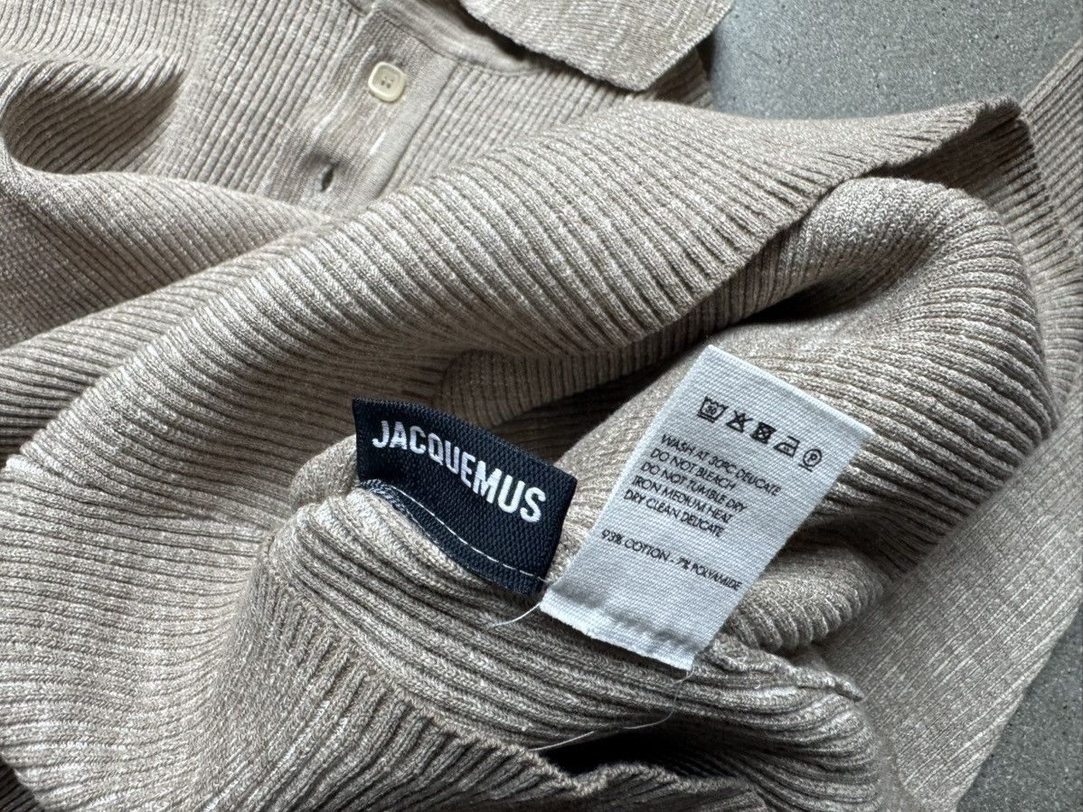 Jacquemus Jacquemus 'Teramo' long-sleeved polo Size US L / EU 52-54 / 3 - 7 Thumbnail