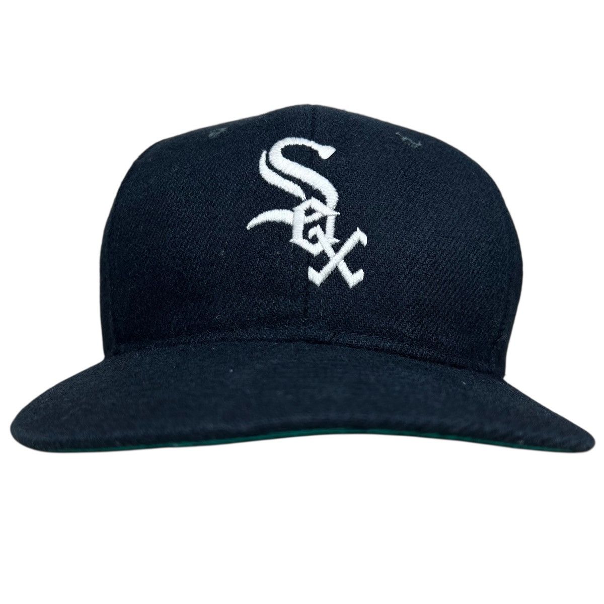 MLB Vintage 1990s MLB Chicago White Sox Plain Logo Wool Snapback Size ONE SIZE - 1 Thumbnail