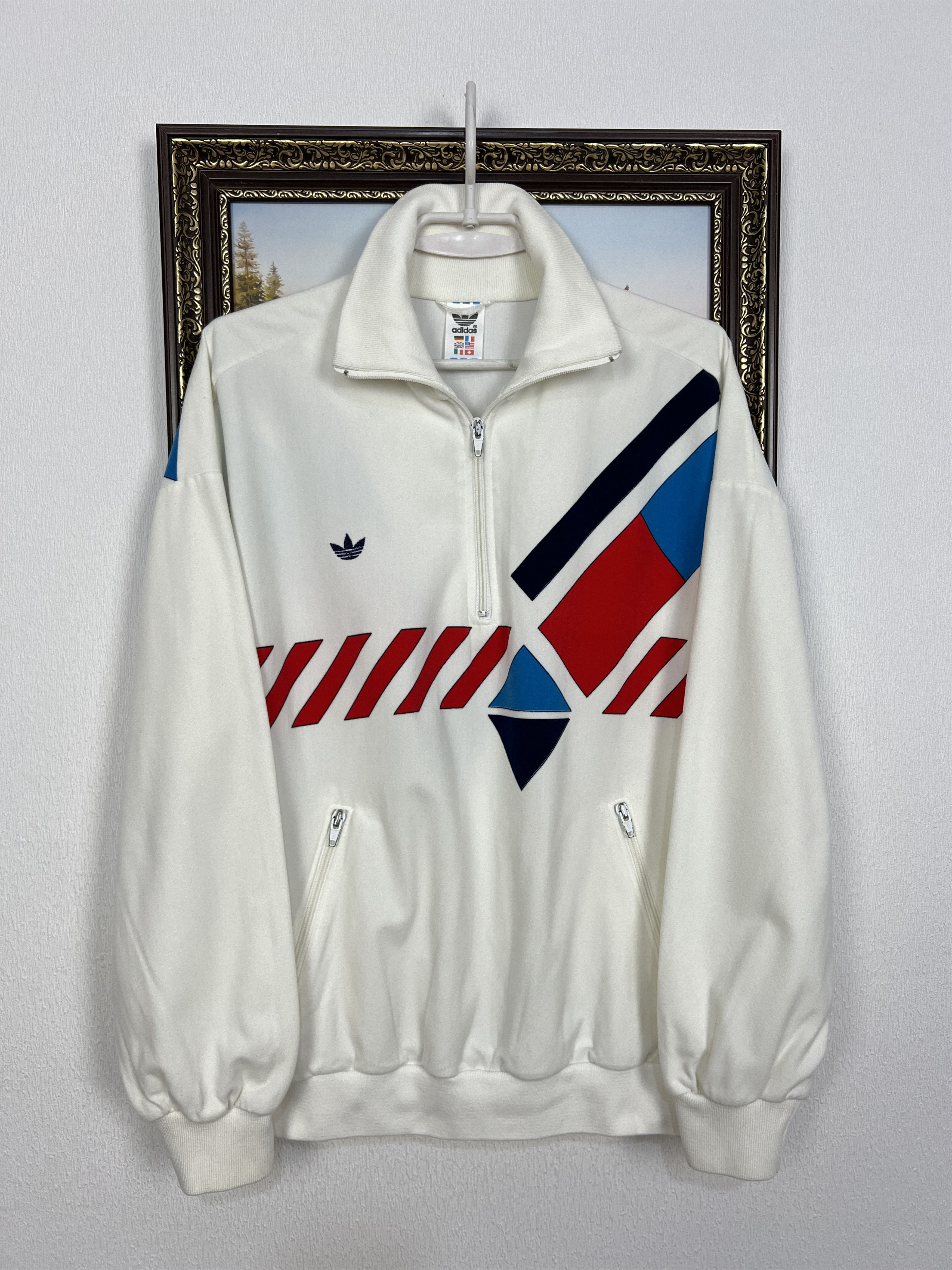 Adidas Vintage 90's Ivan Lendl Tennis Jacket Track Top Agassi Size US M / EU 48-50 / 2 - 1 Thumbnail