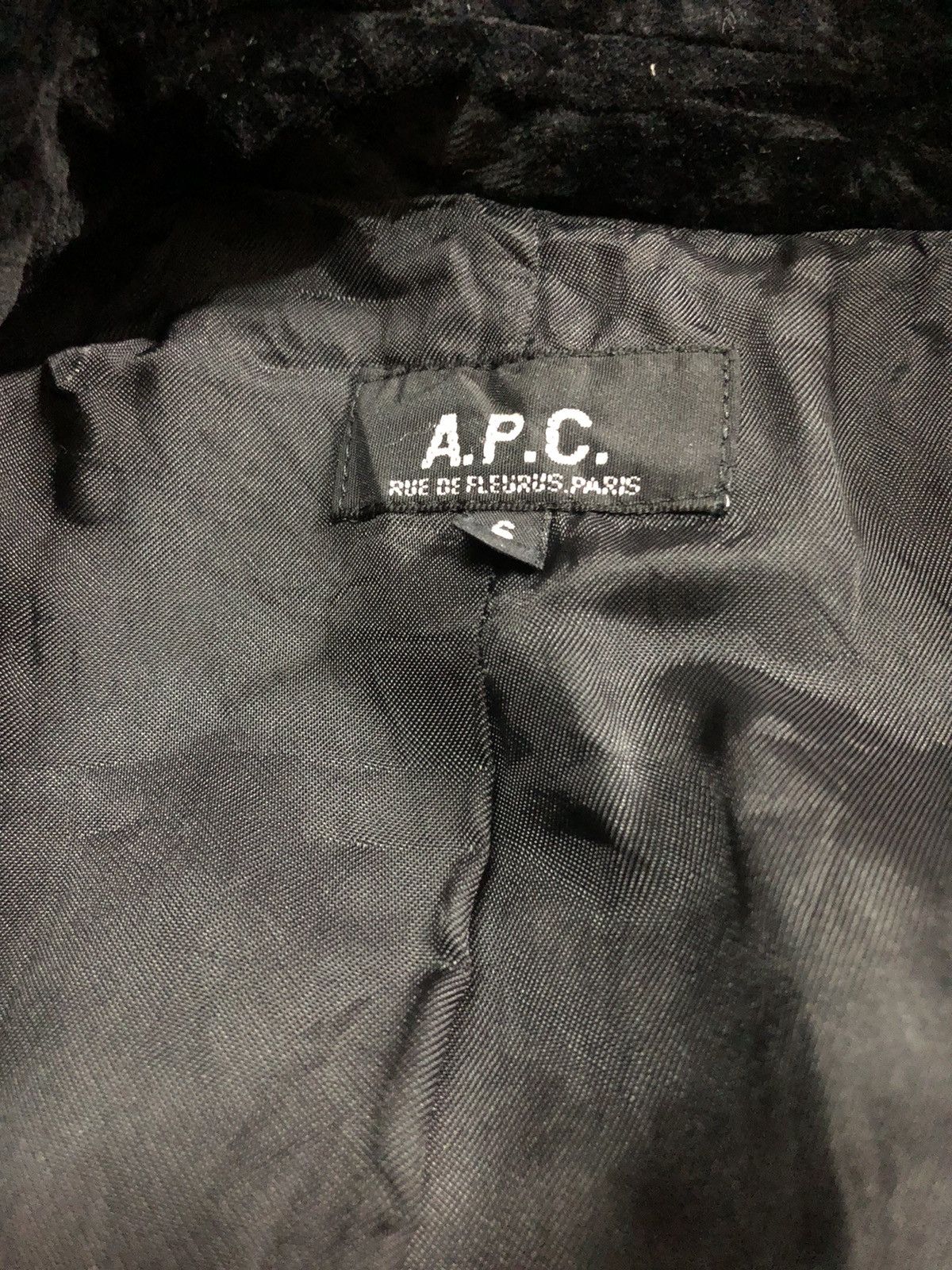 A.P.C. APC Rue De Fleurus Paris Double Breast Velvet Jacket Size US S / EU 44-46 / 1 - 3 Thumbnail