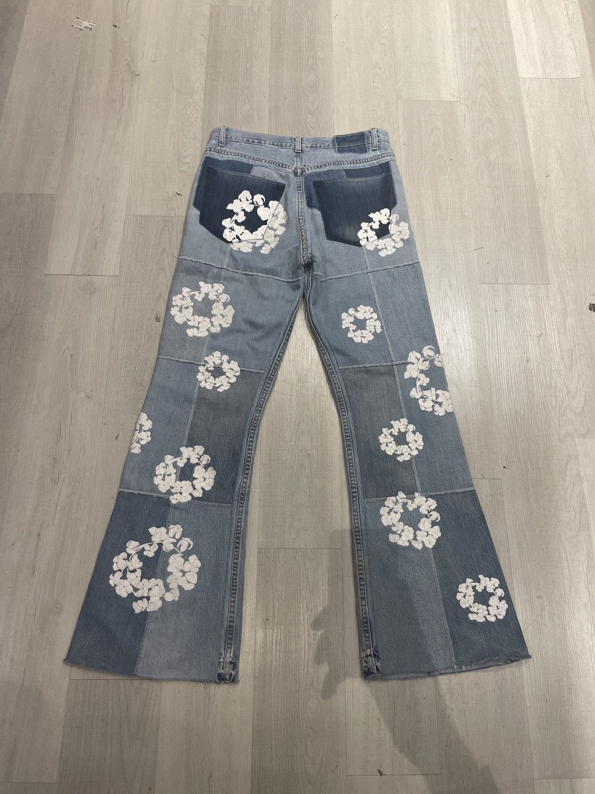 DENIM TEARS × READYMADE Readymade x Denim Tears Flare Jeans Size US 33 - 2 Thumbnail