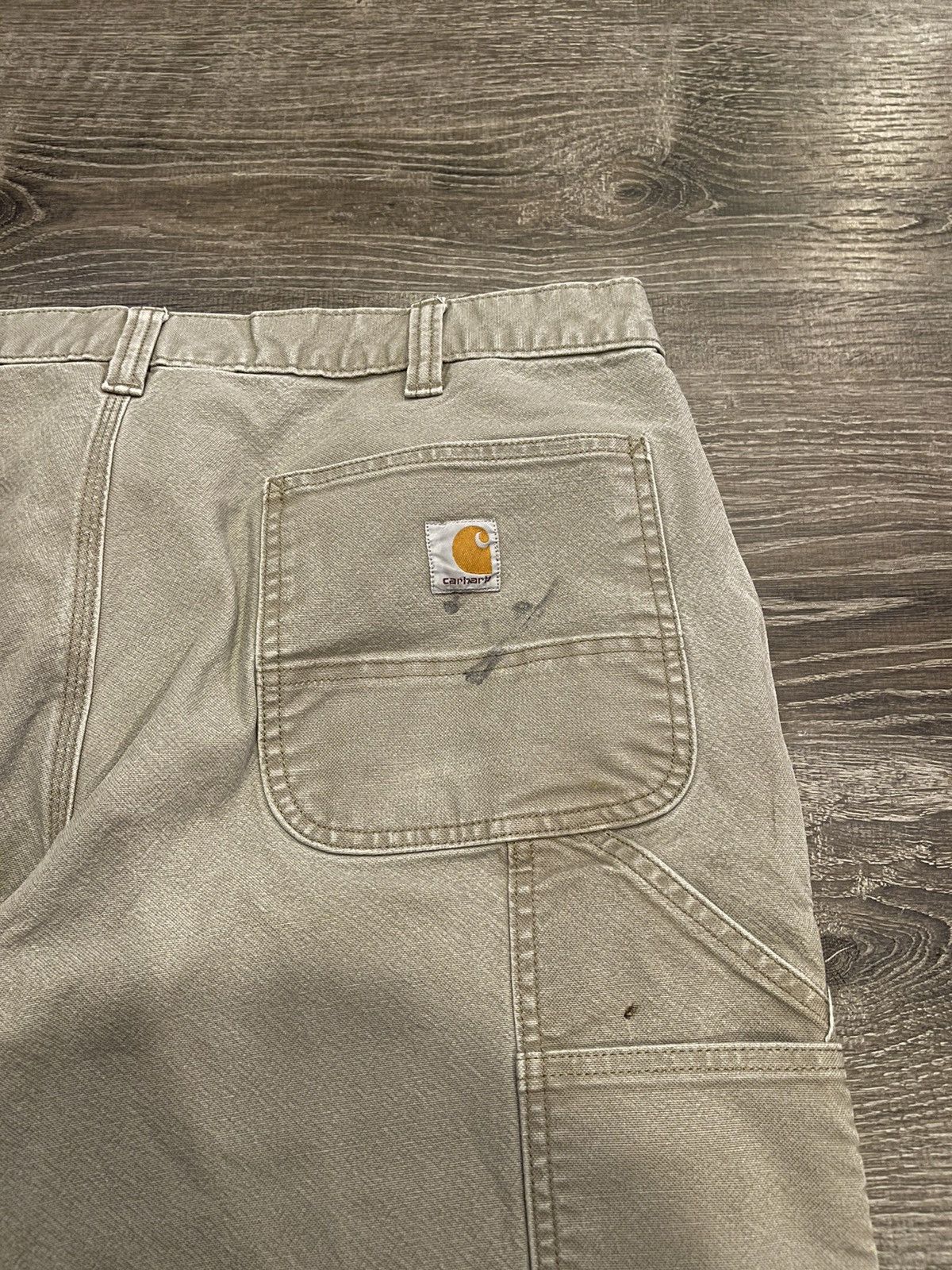 Carhartt × Vintage Vintage Carhartt Carpenter Pants Canvas Dungaree Distressed Size US 36 / EU 52 - 4 Thumbnail