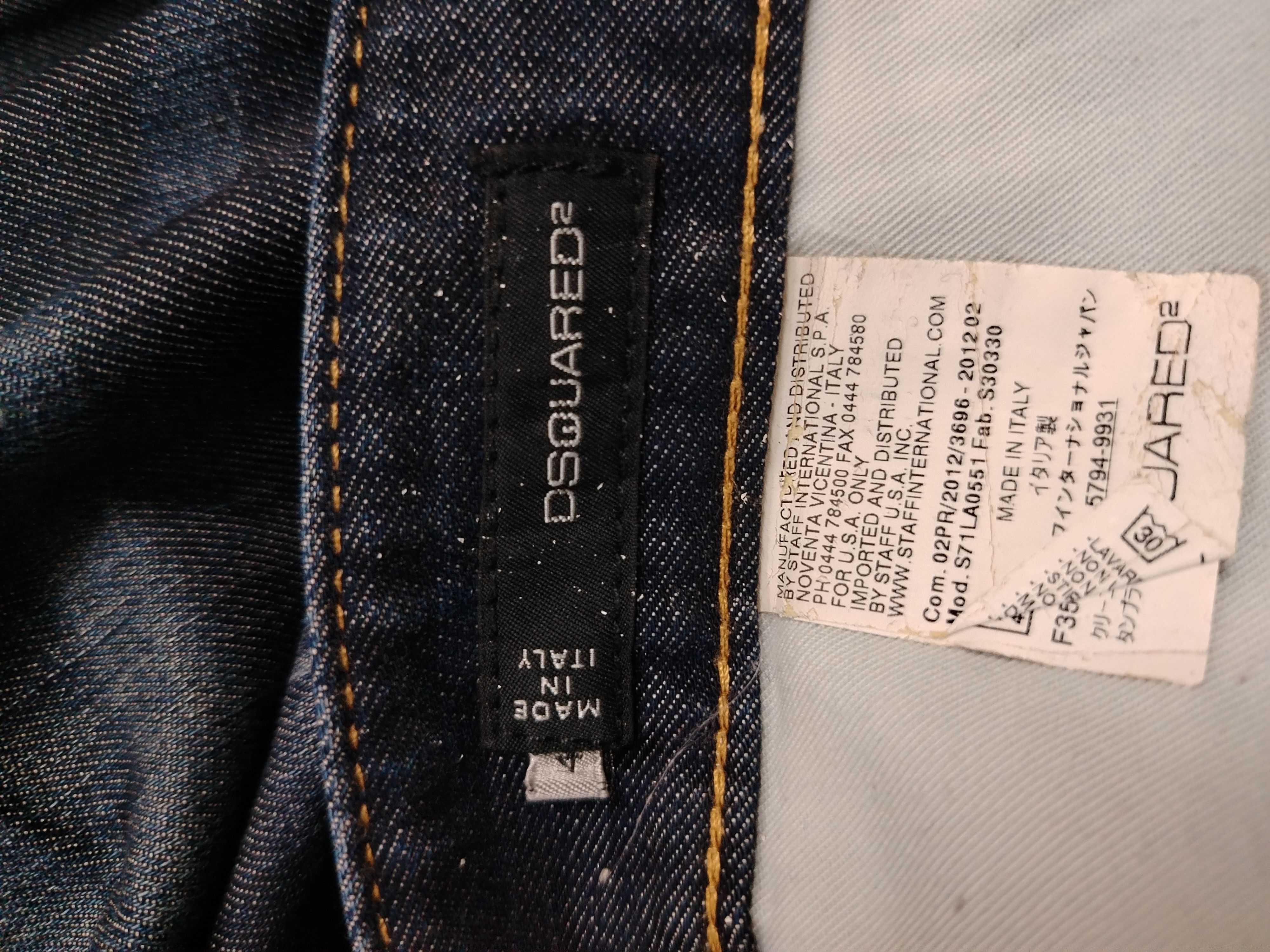 Dsquared2 Dsquared2 distressed denim Size US 33 - 7 Thumbnail