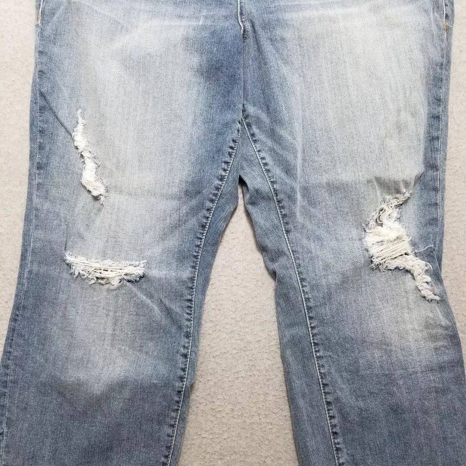 Torrid Torrid Jeans Womens 18 Boyfriend 40x27 Stretchy Distressed Size 40" / US 18 - 3 Thumbnail