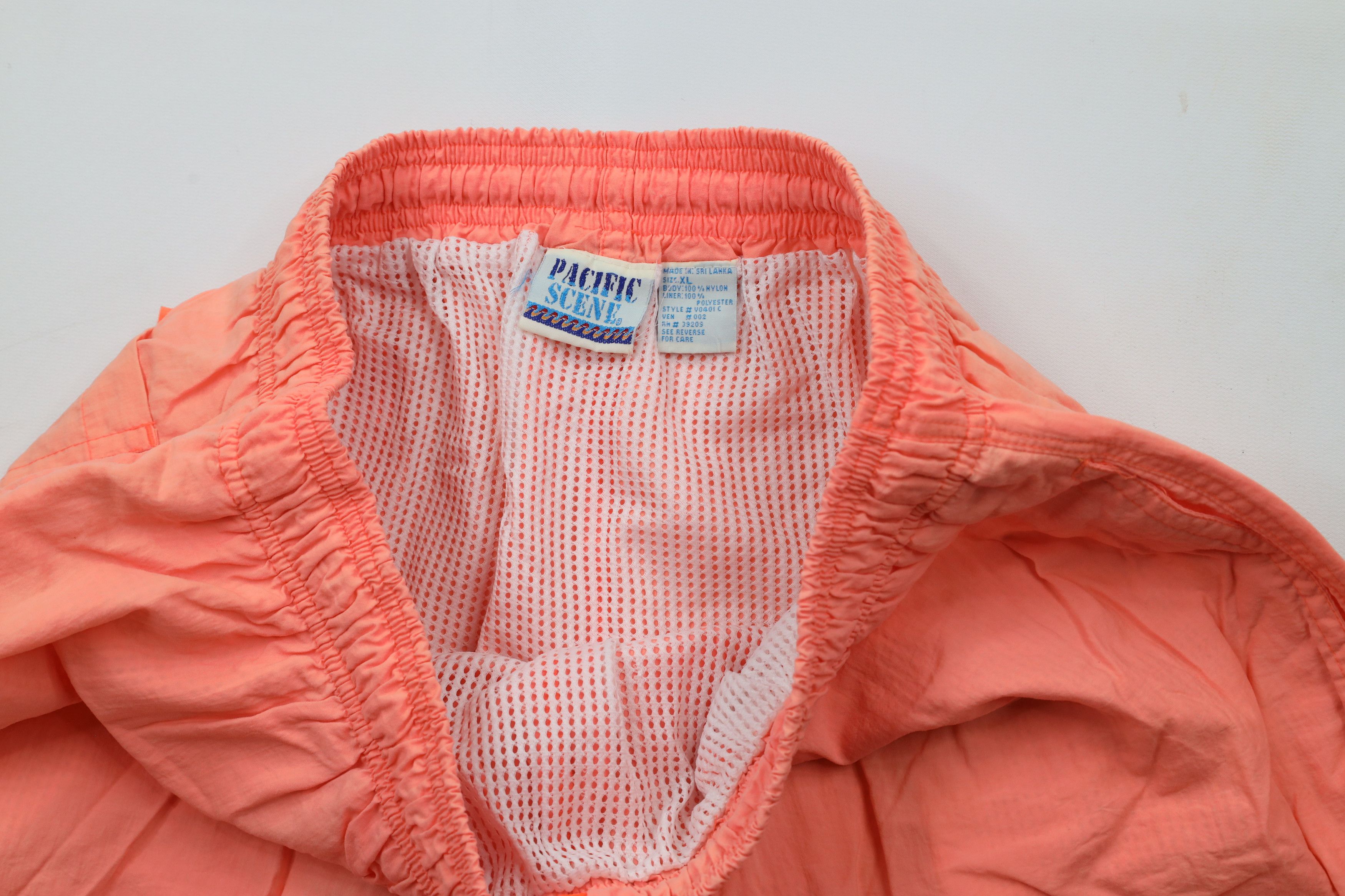 Vintage Vintage 90s Streetwear Above Knee Shorts Swim Trunks Pink Size US 36 / EU 52 - 6 Thumbnail