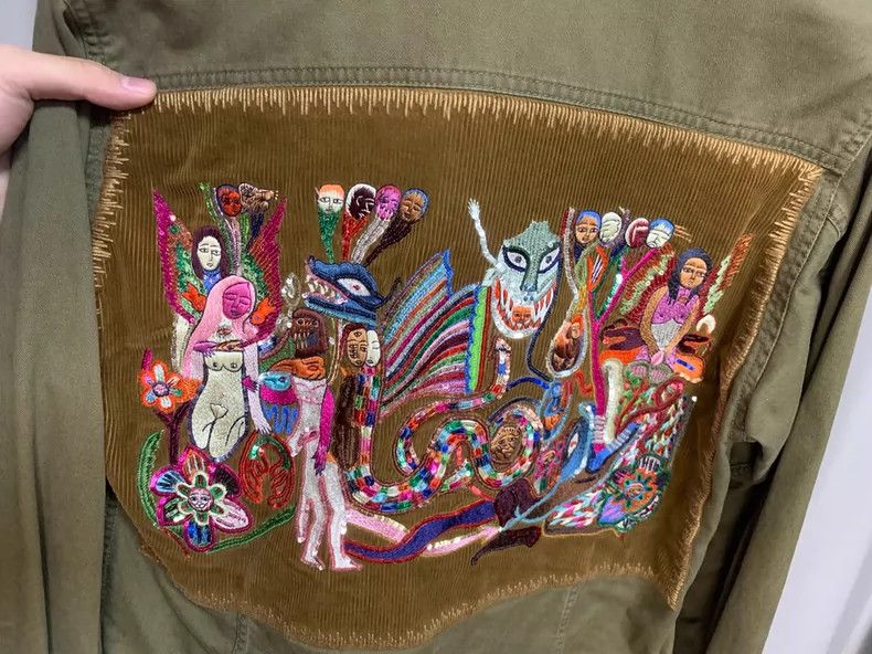Saint Laurent Paris Saint Laurent Paris 2015SS Embroidered Safari jacket Size US S / EU 44-46 / 1 - 3 Thumbnail