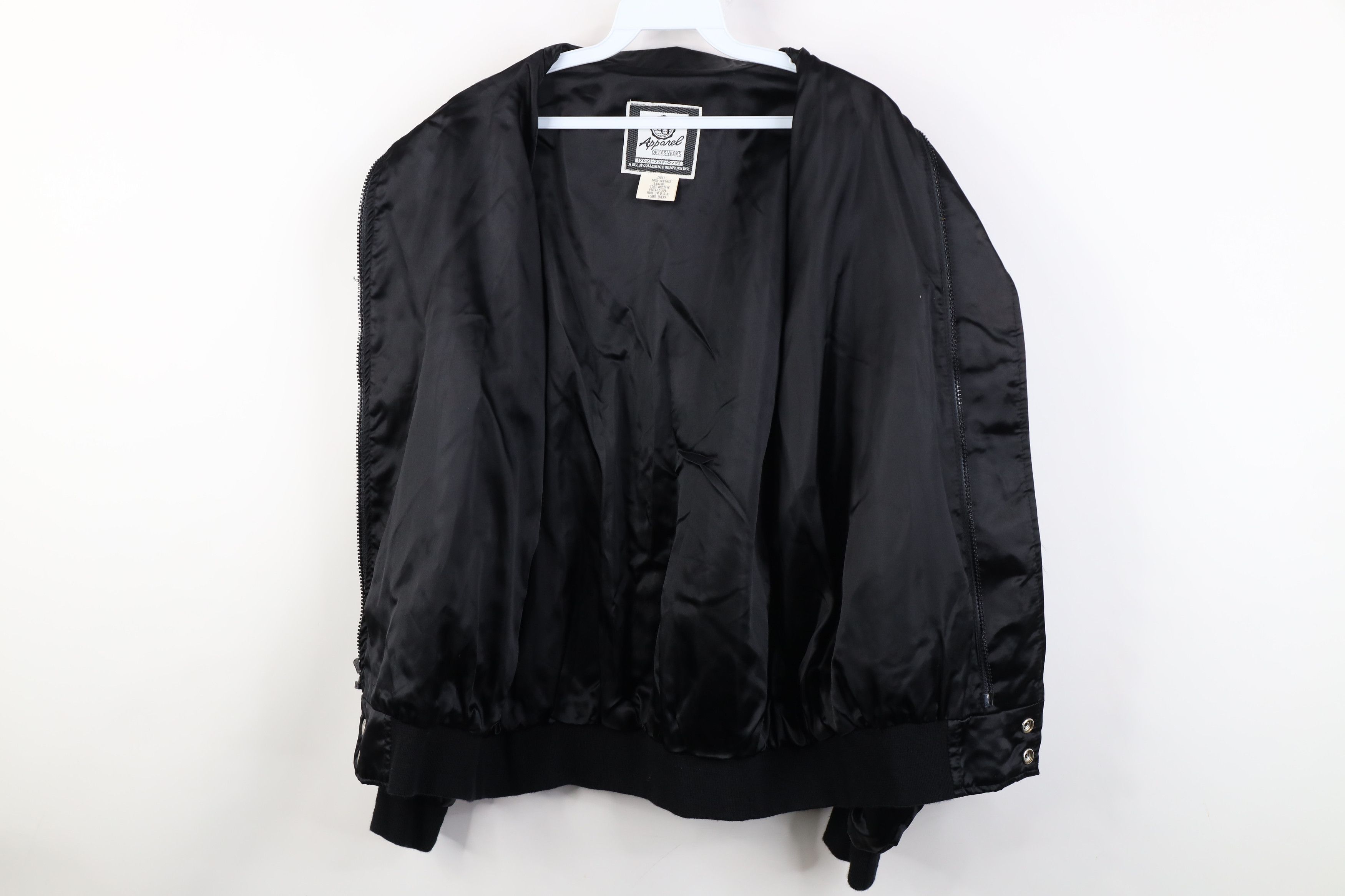 Vintage Vintage 90s Streetwear Club Casino Satin Bomber Jacket USA Size US M / EU 48-50 / 2 - 9 Thumbnail