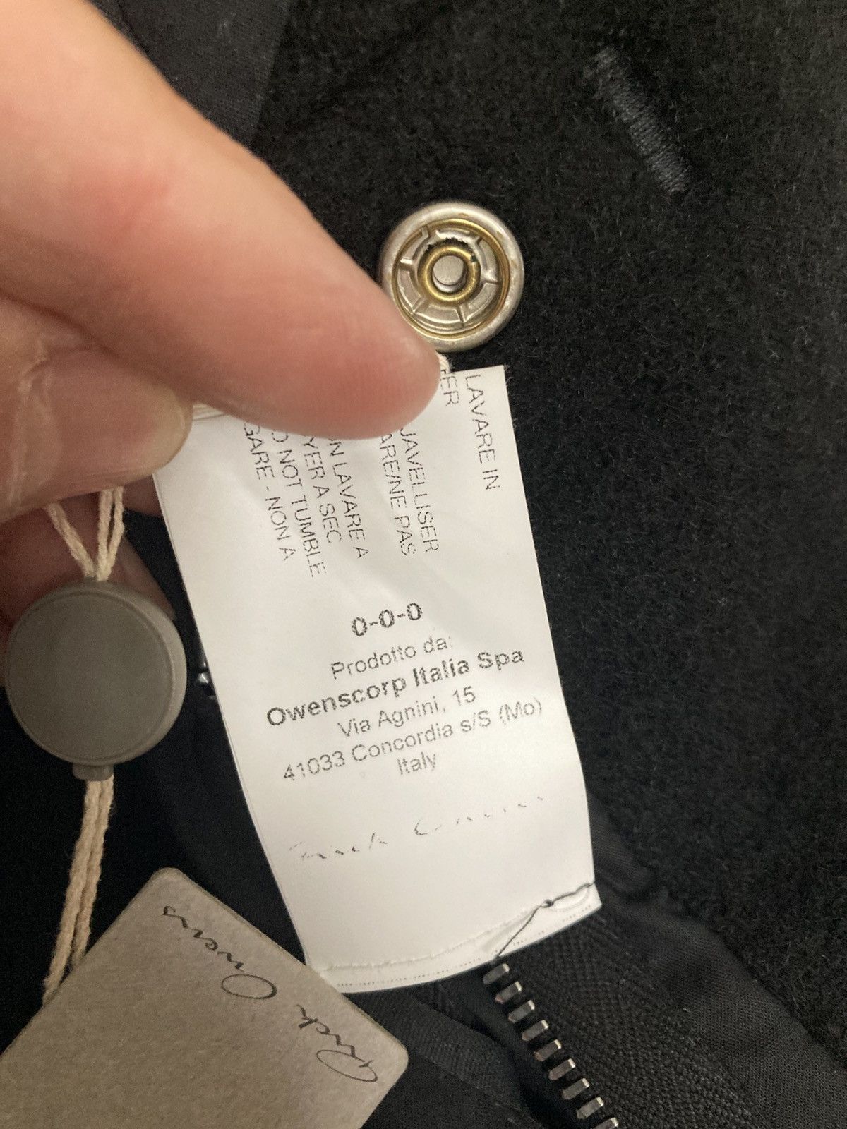 Rick Owens BRAND NEW/Rick Owens Wool Felt Coat Size US M / EU 48-50 / 2 - 6 Thumbnail