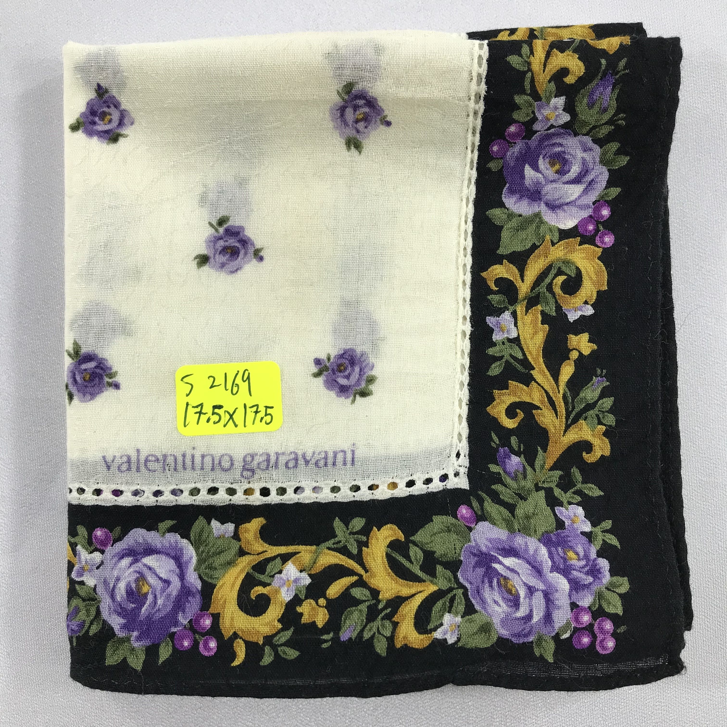 Valentino × Vintage Valentino Garavani Bandana / Handkerchief/Neckerchief -S2169 Size ONE SIZE - 5 Thumbnail