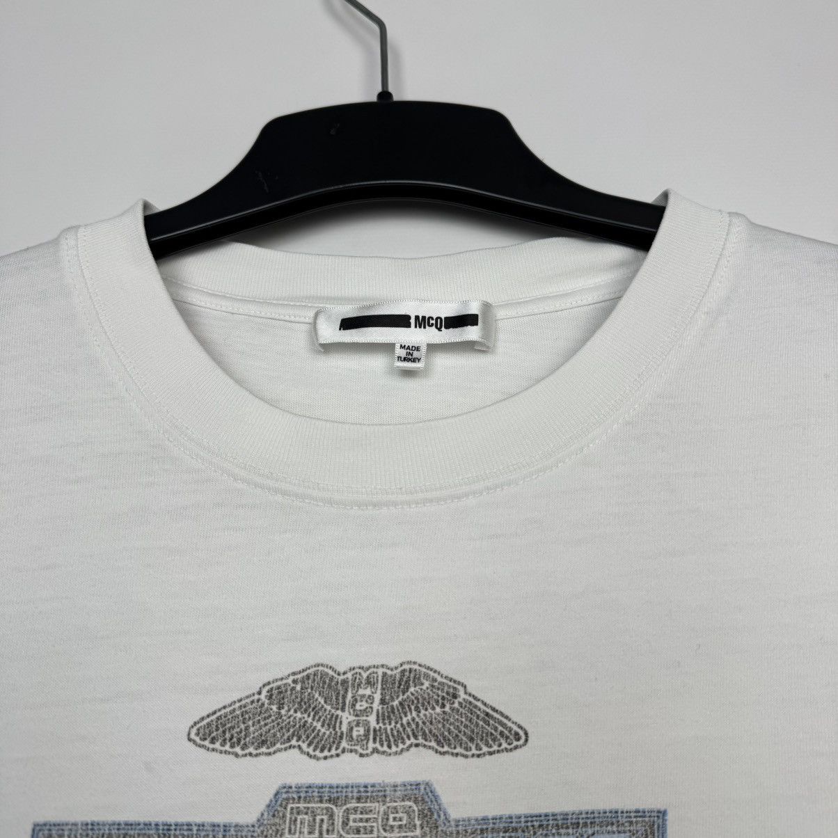 McQ Alexander McQueen ALEXANDER MCQUEEN MCQ T-SHIRT COTTON ASTROFORCE PRINT WHITE Size US XL / EU 56 / 4 - 6 Thumbnail