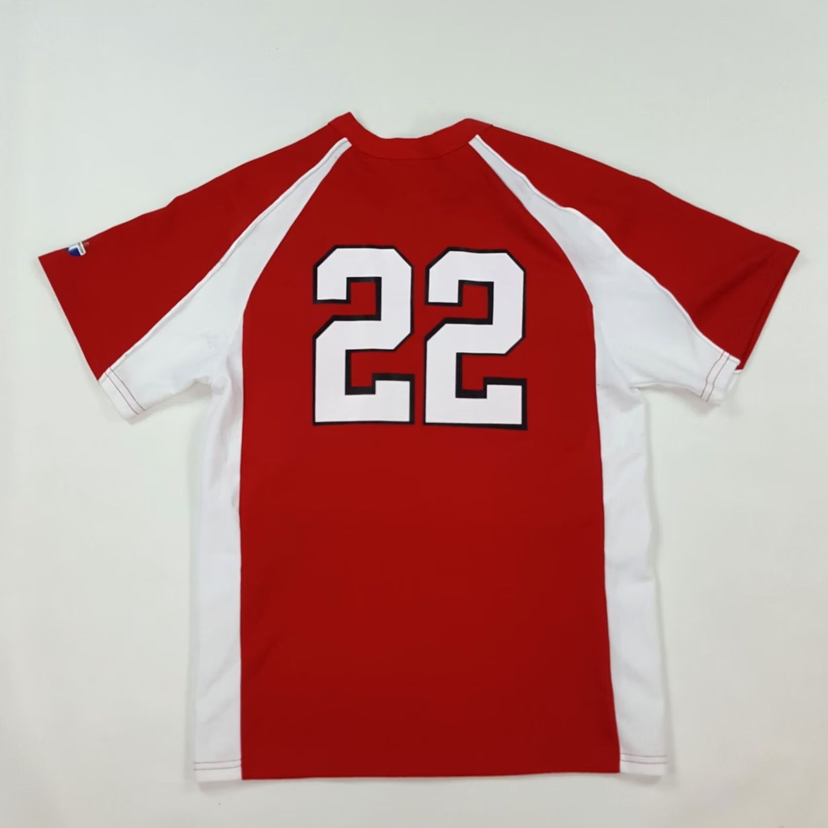 Vintage VINTAGE North Carolina Wolfpack NC State Size S Red Athletic Henley Warmup Shirt Size US S / EU 44-46 / 1 - 7 Thumbnail