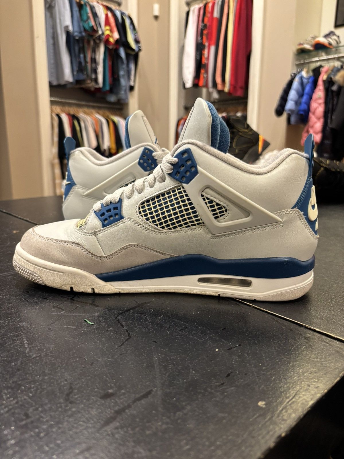Jordan Brand Jordan 4 retro military blue Size US 10.5 / EU 43-44 - 5 Thumbnail