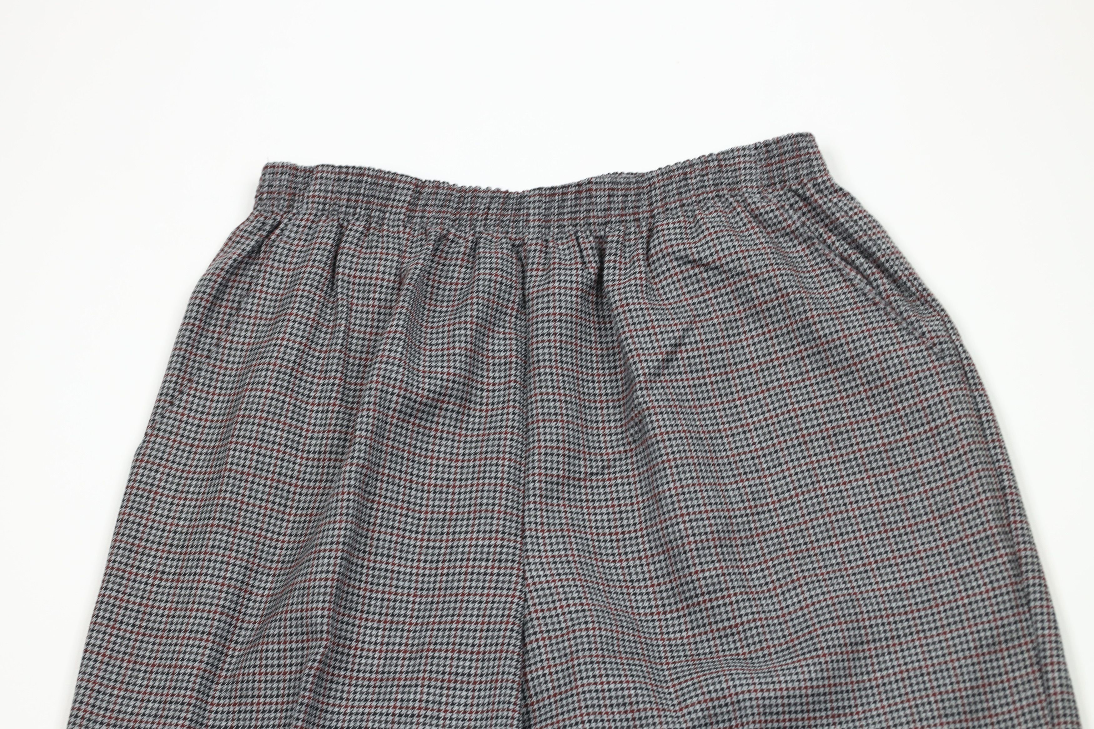 Vintage Vintage 90s Streetwear Leg Houndstooth Pants Trousers USA Size 36" / US 14 / IT 50 - 2 Thumbnail