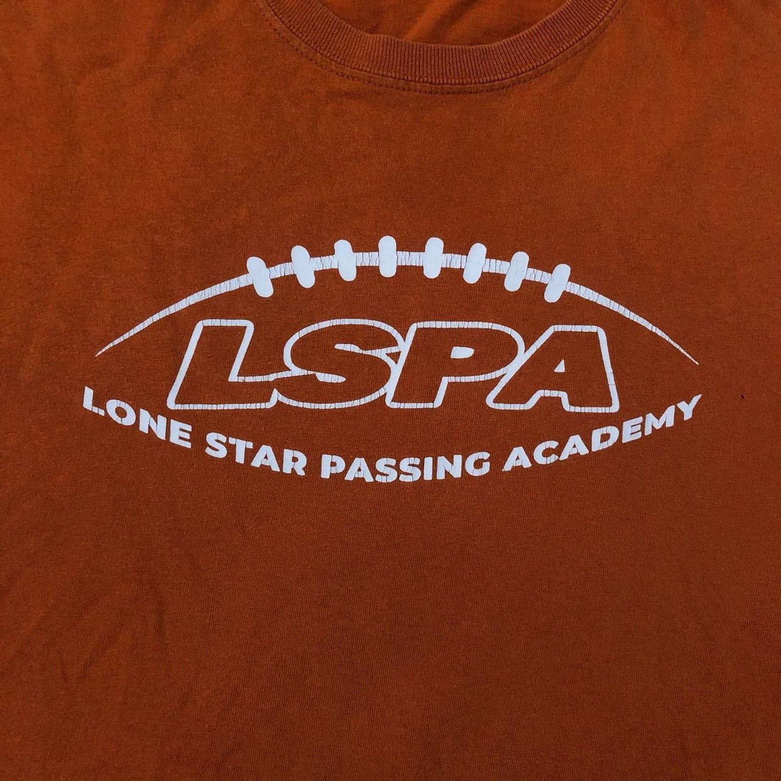 Other Burnt Orange Texas Lone Star Passing Academy Graphic Tee Size US XXL / EU 58 / 5 - 4 Thumbnail