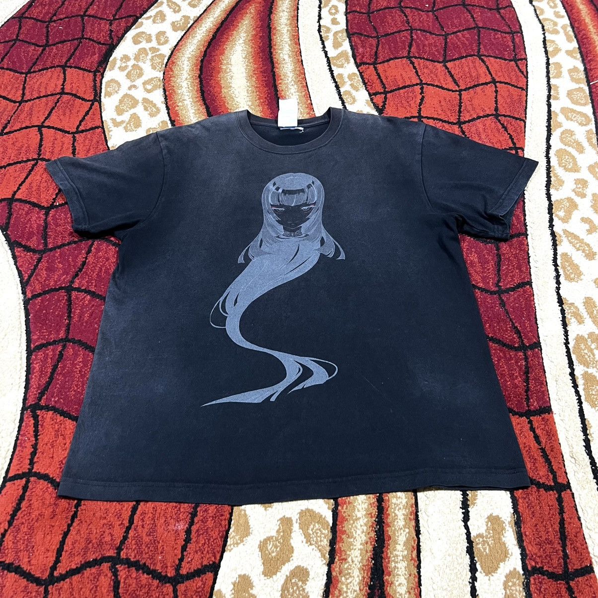 Anime Thrashed faded Anime Ghost Girl Dark Horror Cospa Tag Shirt Size US L / EU 52-54 / 3 - 2 Thumbnail