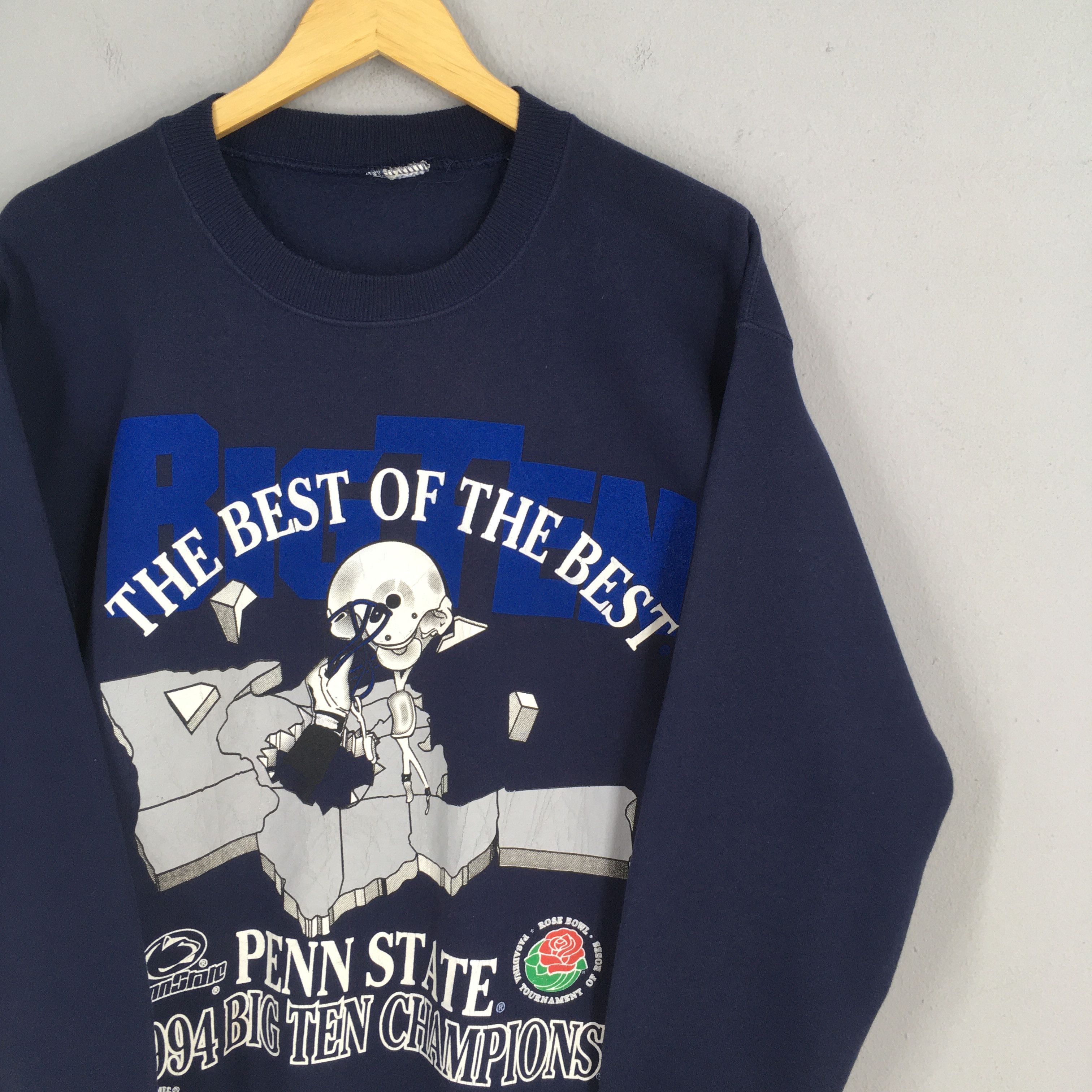 NCAA × Vintage Vintage 90s Penn State Nittany Lions PSU Sweatshirt Medium Size US M / EU 48-50 / 2 - 2 Thumbnail