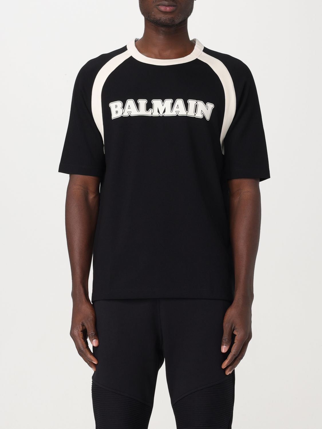 image of Balmain T-Shirt Men Black (Size Small)