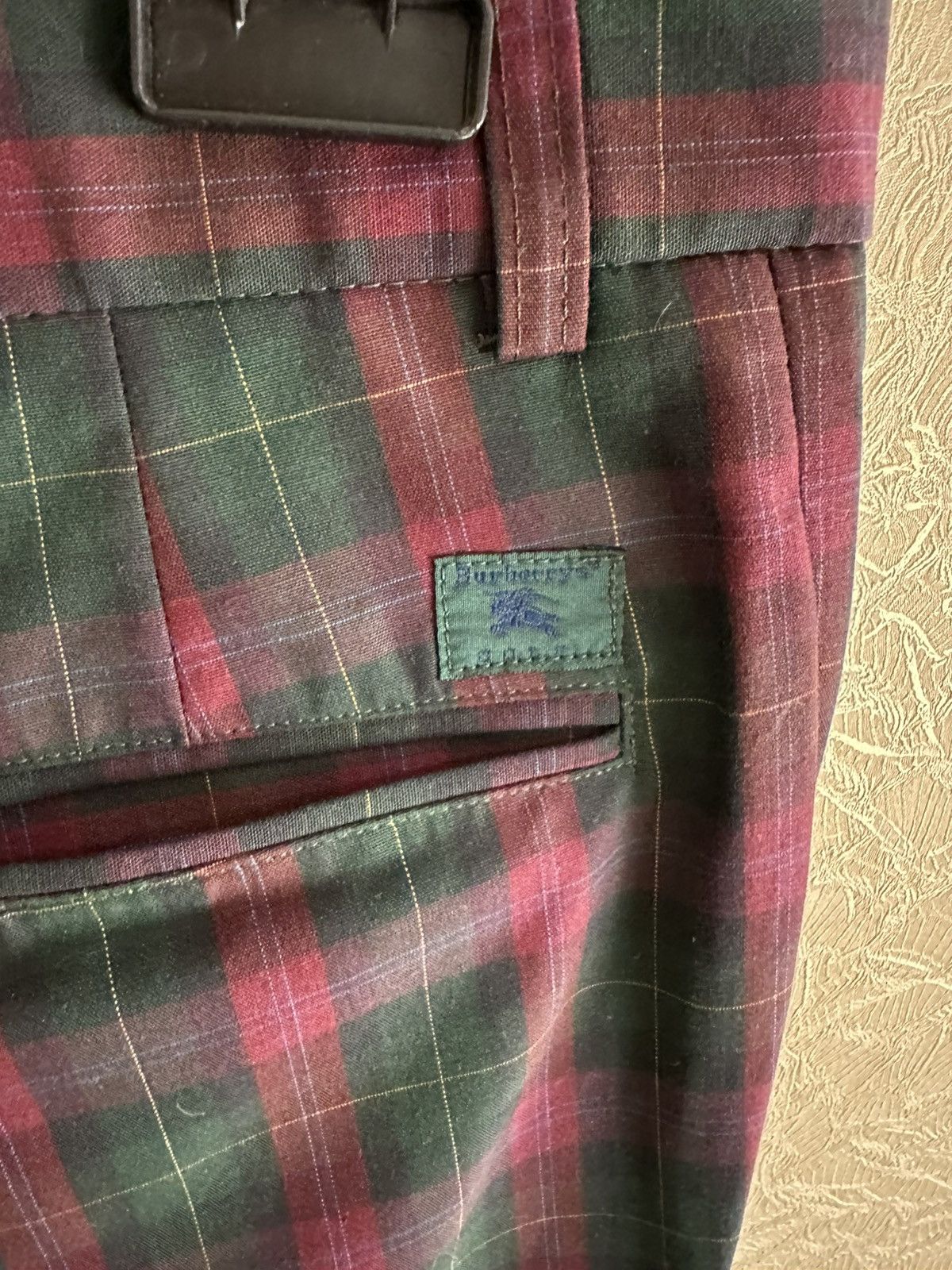 Burberry Burberry trousers size 34/32 multicolor Size US 34 / EU 50 - 1 Thumbnail