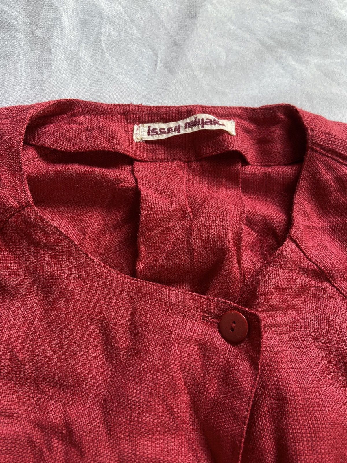 Issey Miyake 1990S ISSEY MIYAKE BLOUSE RED COLOUR Size M / US 6-8 / IT 42-44 - 7 Thumbnail