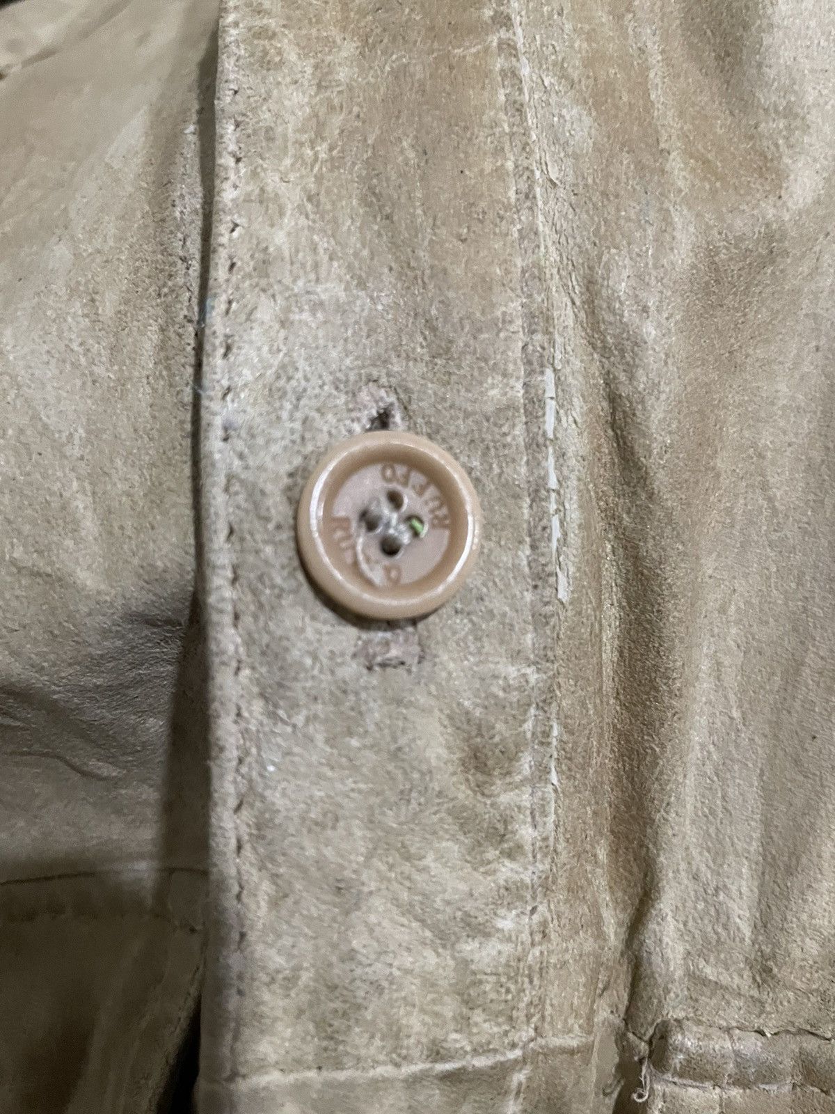Ruffo Leather Distressed Vintage Style Destroyed Jacket