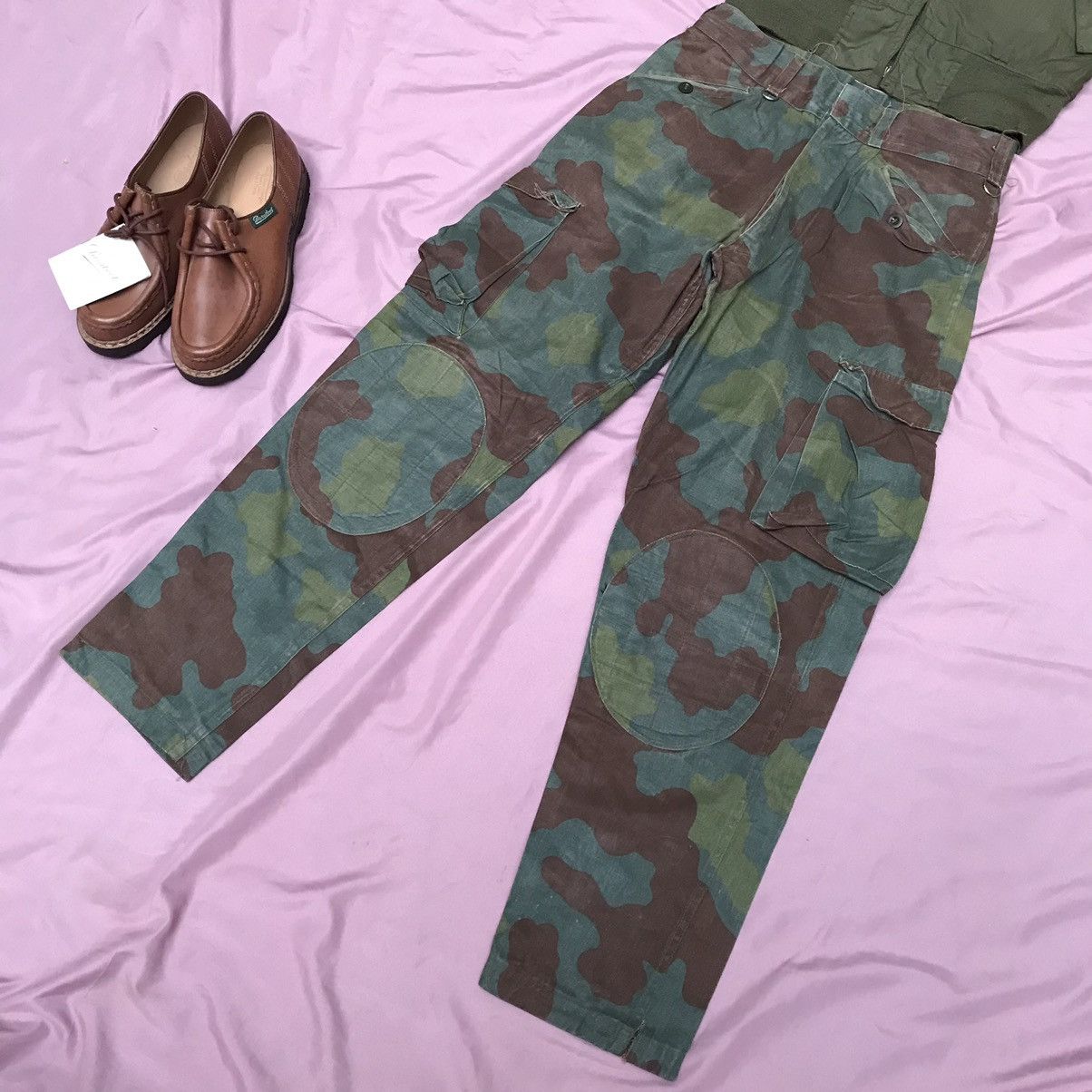 Other 90s vintage italian army camo combat cargo monkey a** pocket Size US 31 - 3 Thumbnail