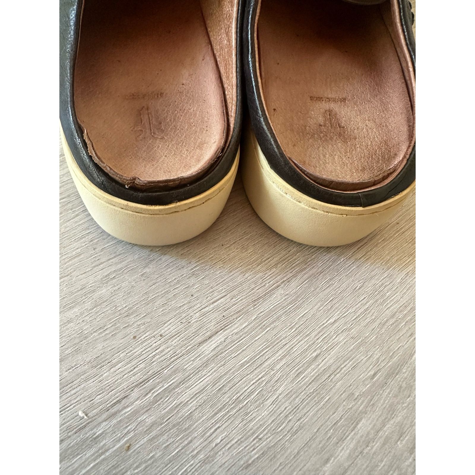 Frye Frye Zip Lena Leather Mule Sneakers Black Slip On Women's 6 Size US 6 / IT 36 - 6 Thumbnail