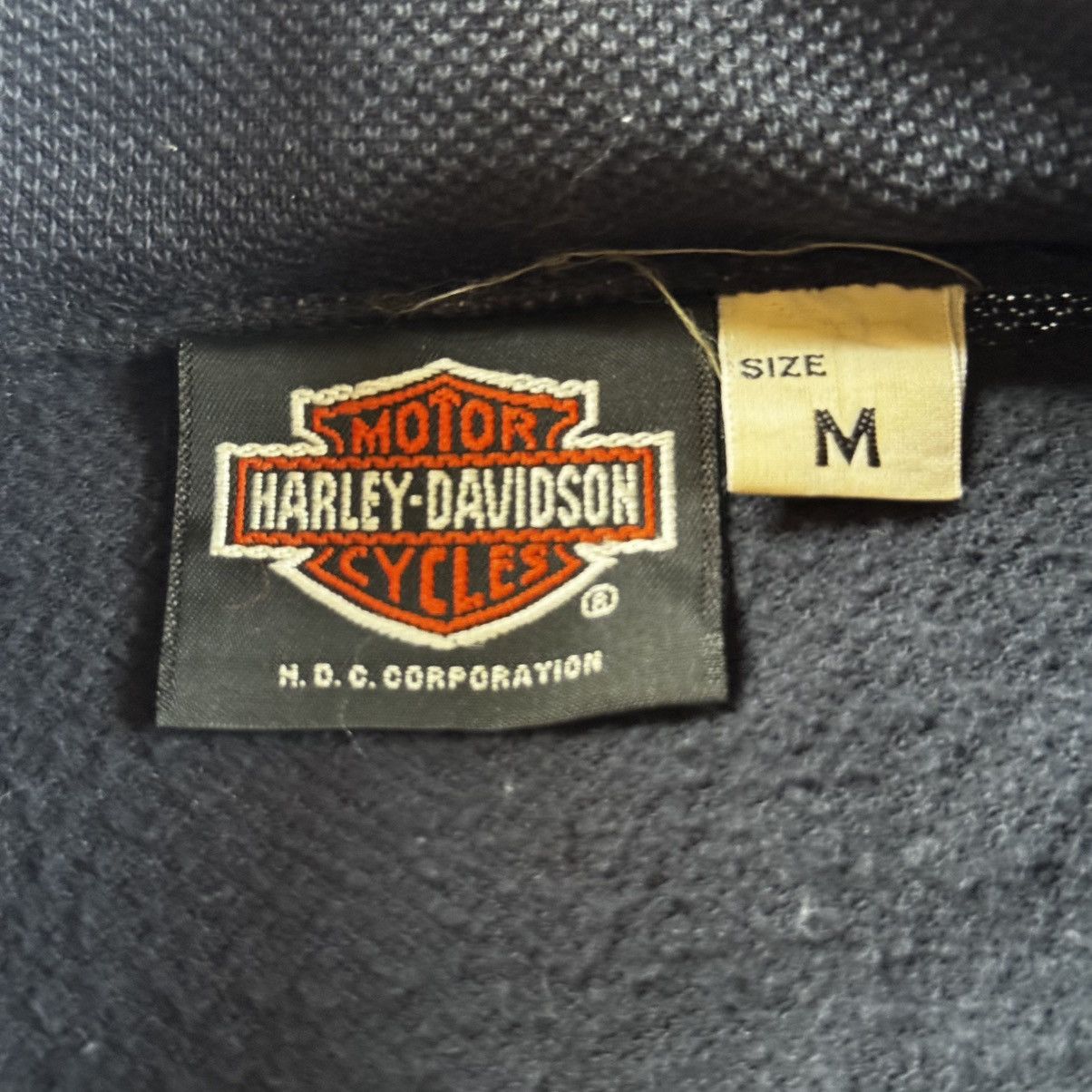 Harley Davidson Vintage Harley Davidson Zip Up Sweatshirt Bomber Jacket Size US M / EU 48-50 / 2 - 9 Thumbnail