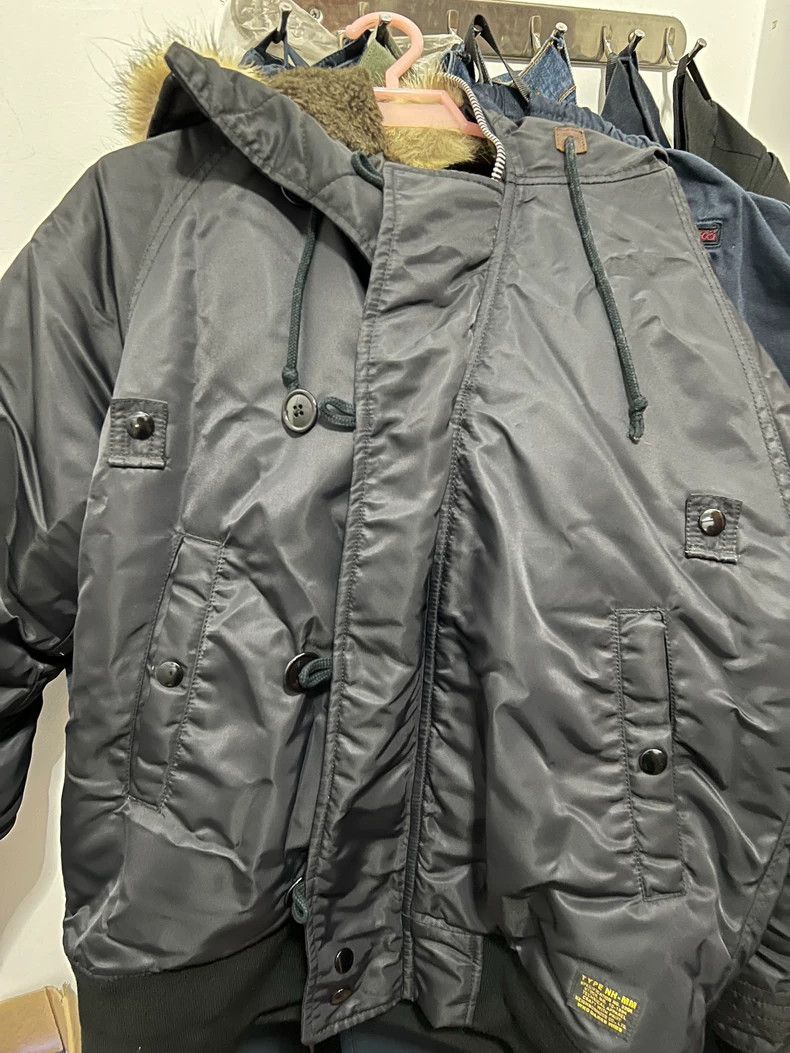 Neighborhood Neighborhood N-2D Hooded Cotton Jacket - dmc Size US S / EU 44-46 / 1 - 1 Thumbnail