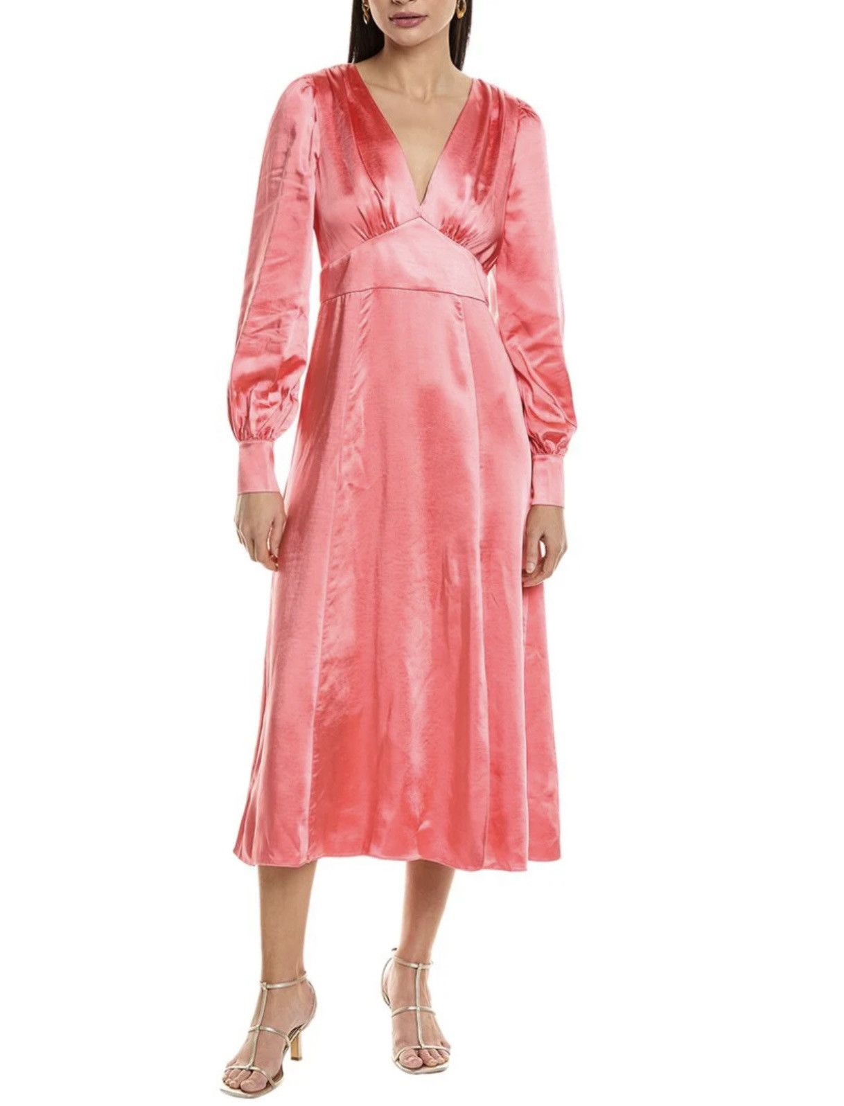 Ted Baker TED BAKER DANIIA WAISTED MIDICORAL DRESS WITH SIZE TB 0/US 4 Size XS / US 0-2 / IT 36-38 - 3 Thumbnail