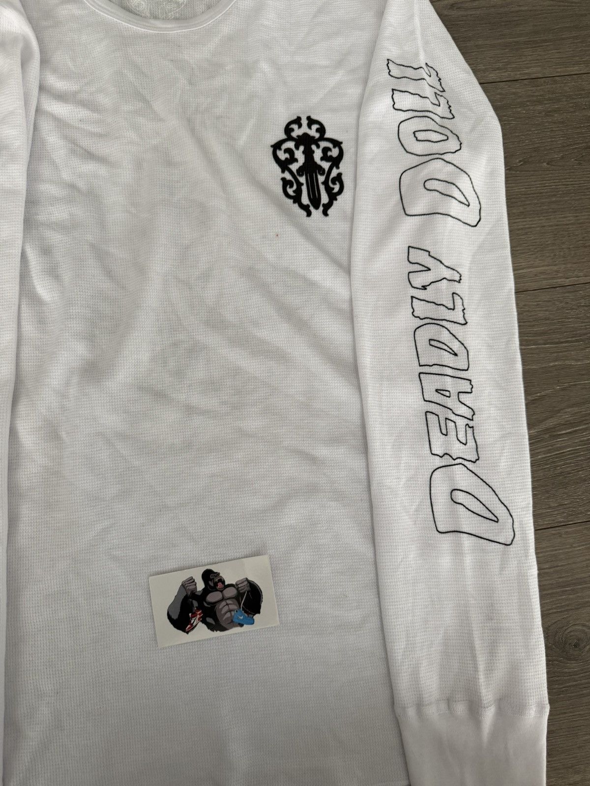Chrome Hearts Chrome Hearts Deadly Doll Thermal White Size US XL / EU 56 / 4 - 5 Thumbnail