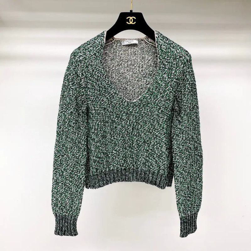 Lanvin Lanvin Colorful Cotton Sweater for Women 0089 Size XS / US 0-2 / IT 36-38 - 1 Thumbnail