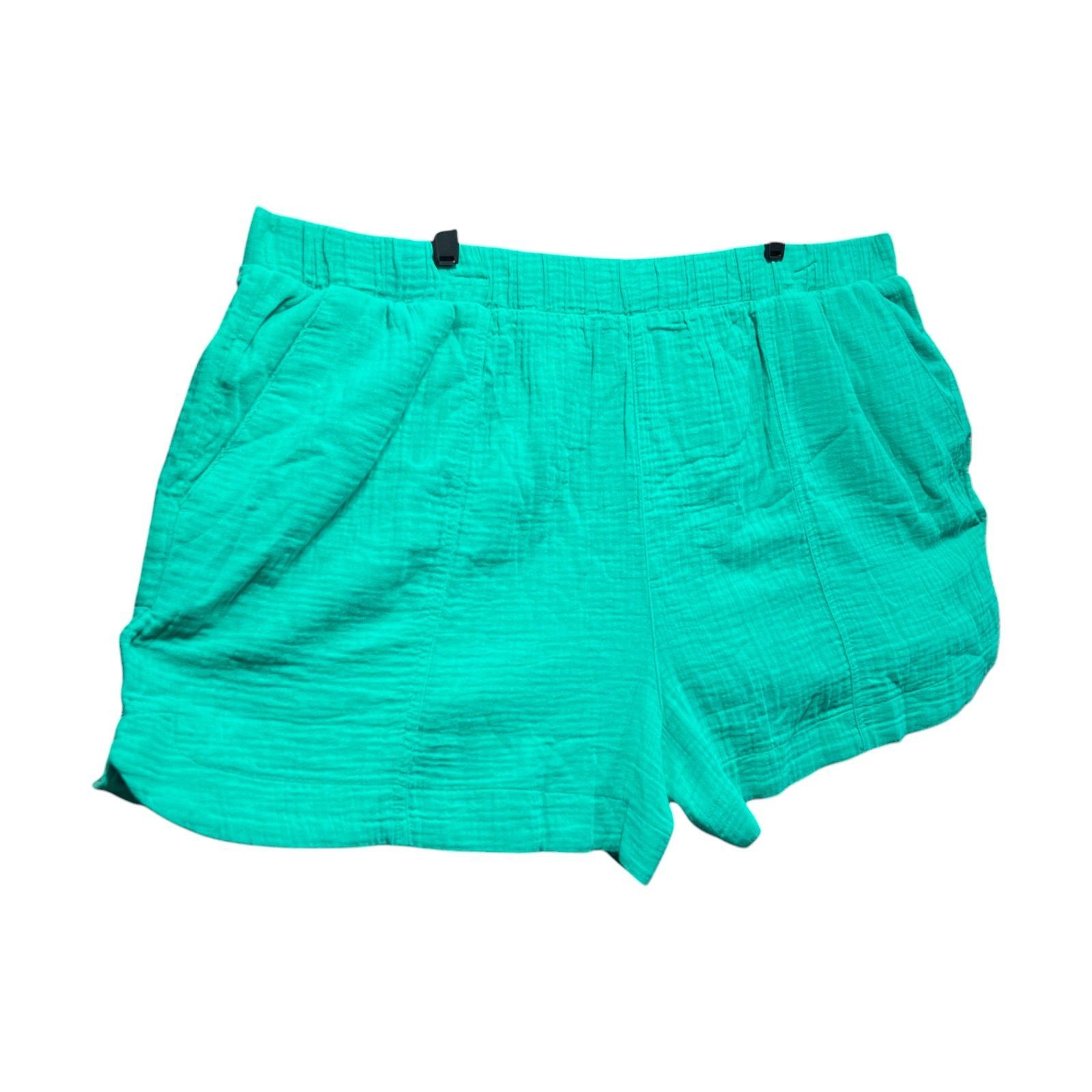 Other Universal Thread - Women's High-Rise Pull-On Short - Green - Size 42" / US 20 - 13 Thumbnail
