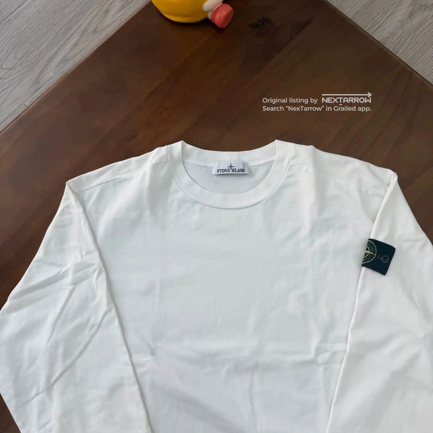 Stone Island Stone Island White Hoodie with Sleeve Tag XL Size US XL / EU 56 / 4 - 3 Thumbnail