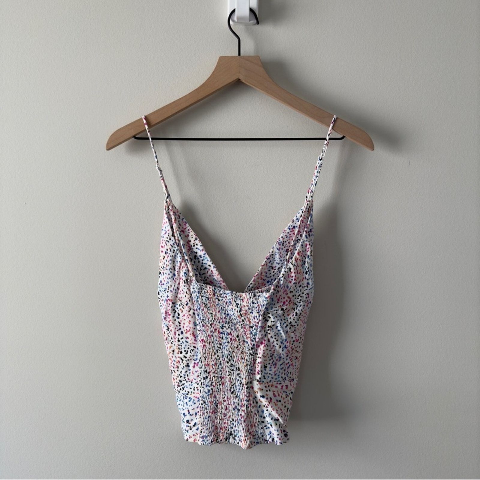 REVOLVE Revolve AFRM Multicolor Animal Print Crop Tie Front Camisole Size XL / US 12-14 / IT 48-50 - 2 Thumbnail