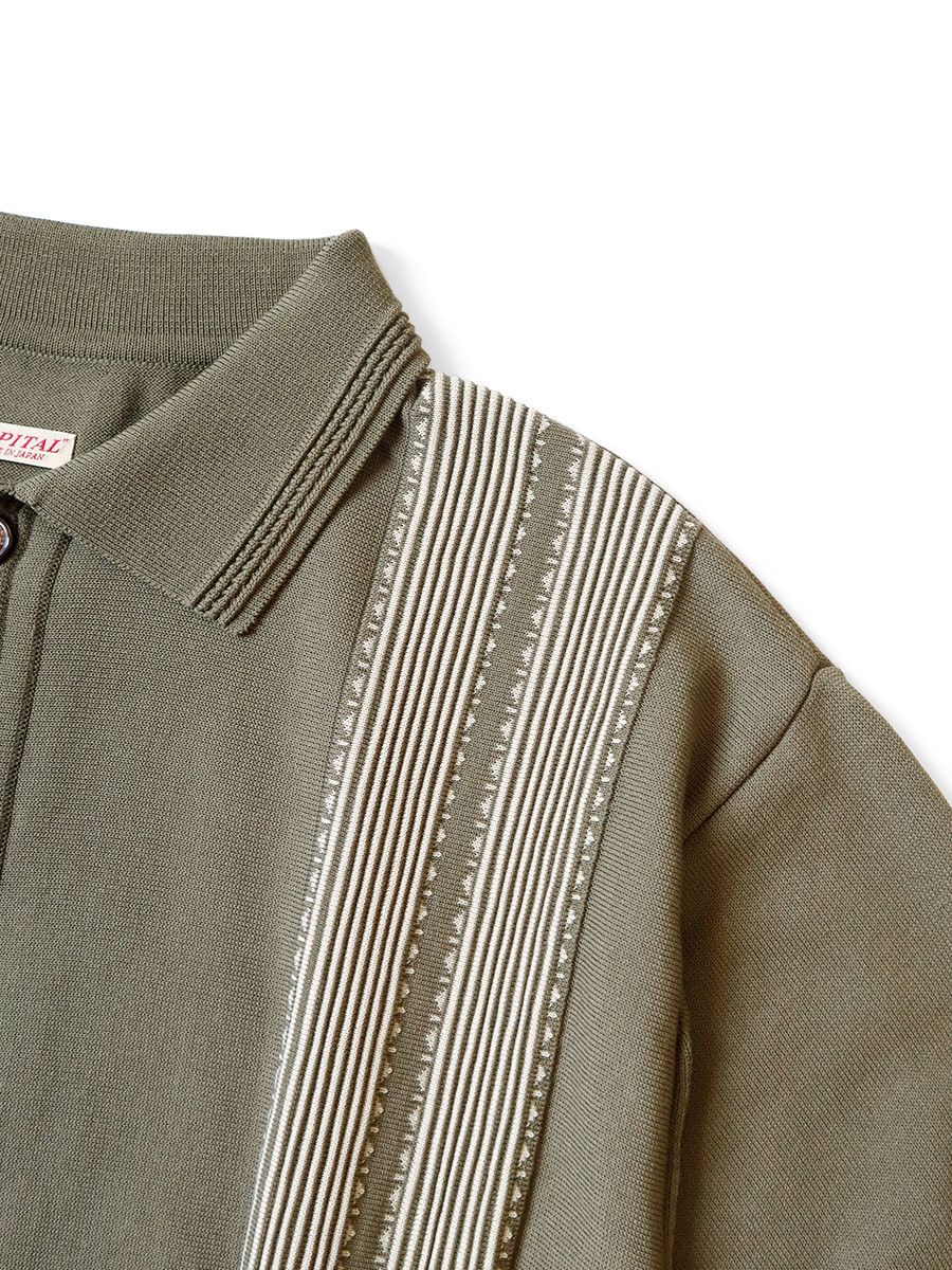 Kapital KAPITAL 14G Cotton Knit Oyster Aloha Polo shirt Size US M / EU 48-50 / 2 - 2 Thumbnail