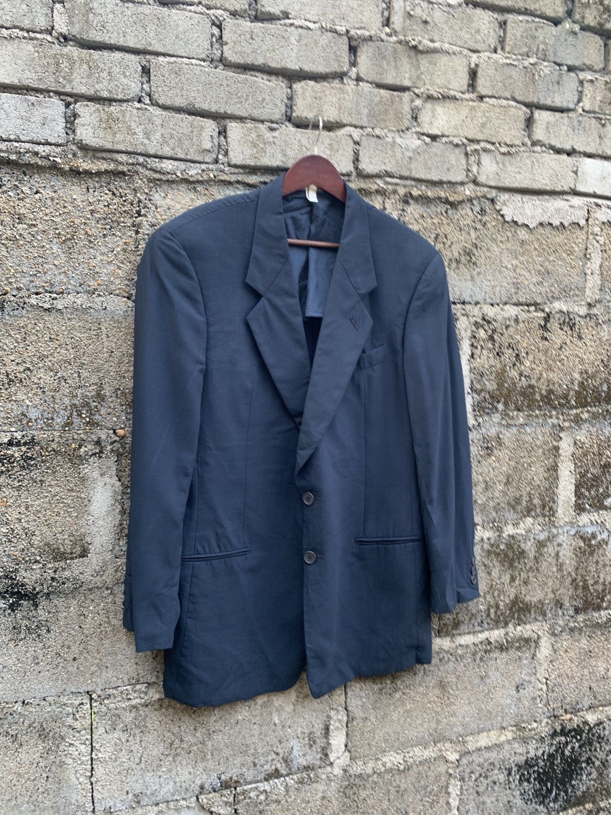 Giorgio Armani Vintage Giorgio Armani Le Collezioni Blazer Jacket Size US L / EU 52-54 / 3 - 3 Thumbnail