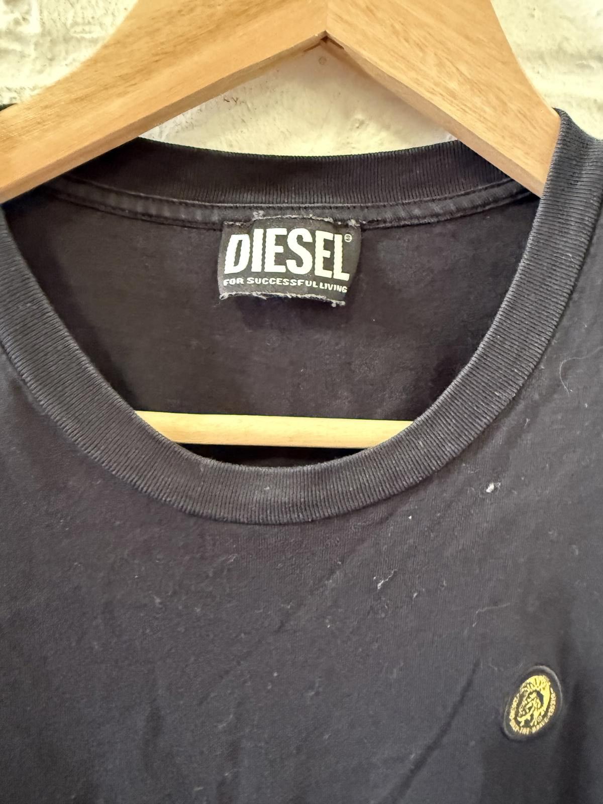 Diesel DIESEL Black Cotton T-Shirt Size US M / EU 48-50 / 2 - 4 Thumbnail