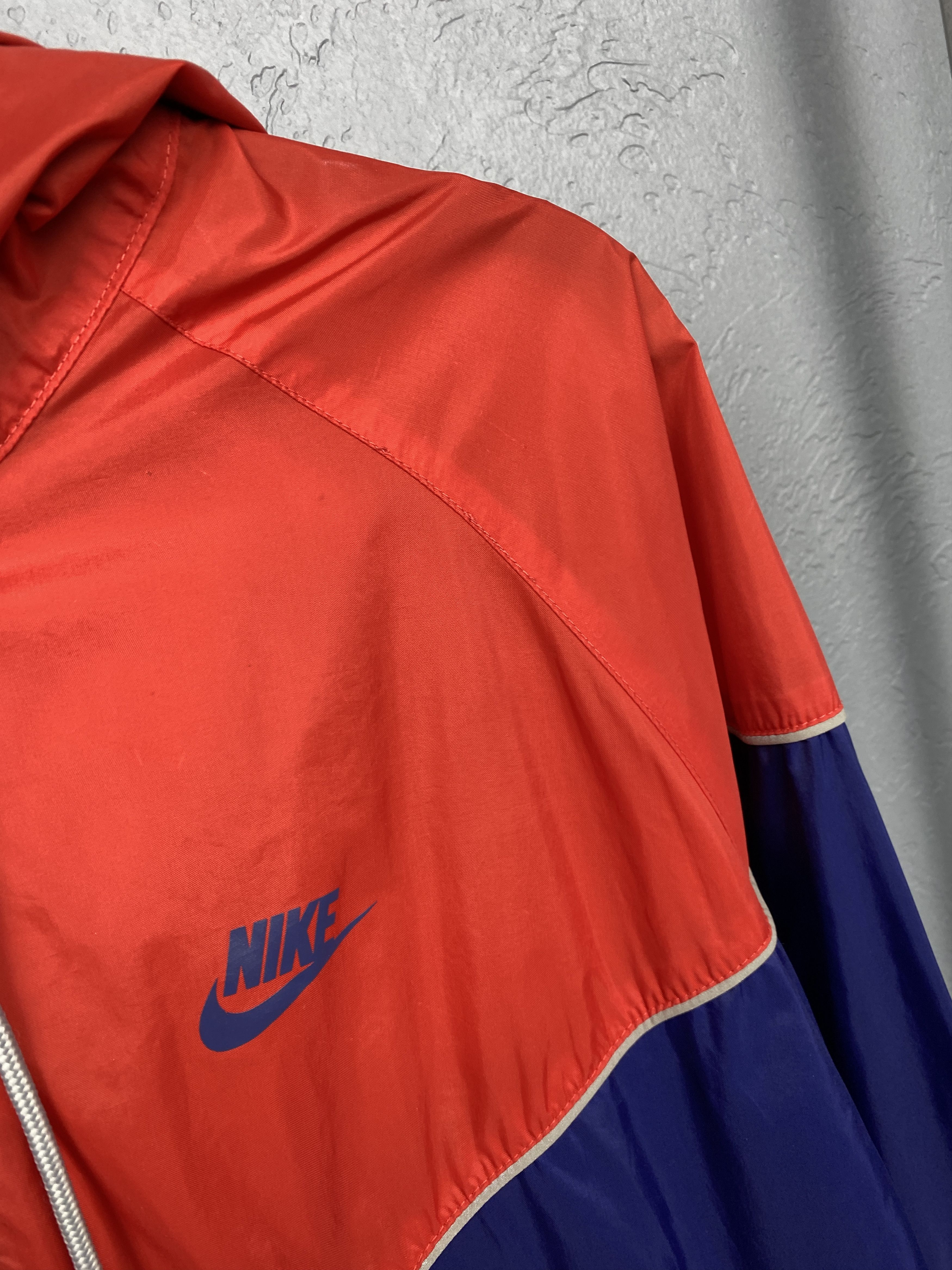 Nike Nike 90s Vintage Windbreaker Jacket Swoosh Nylon Drill Size US XL / EU 56 / 4 - 3 Thumbnail